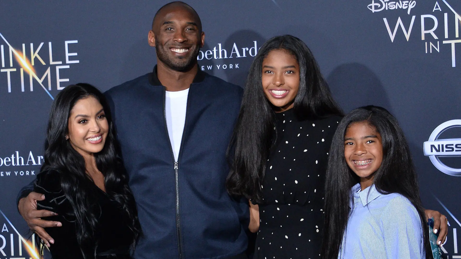  Former NBA player Kobe Bryant, his wife Vanessa L and their daughters Natalia and Gianna R attend the premiere of the sci-fi motion picture fantasy A Wrinkle in Time at the El Capitan Theatre in the Hollywood section of Los Angeles on February 26, 2018. Storyline: After the disappearance of her scientist father, three peculiar beings send Meg, her brother, and her friend to space in order to find him. PUBLICATIONxINxGERxSUIxAUTxHUNxONLY LAP2018022689 JIMxRUYMEN