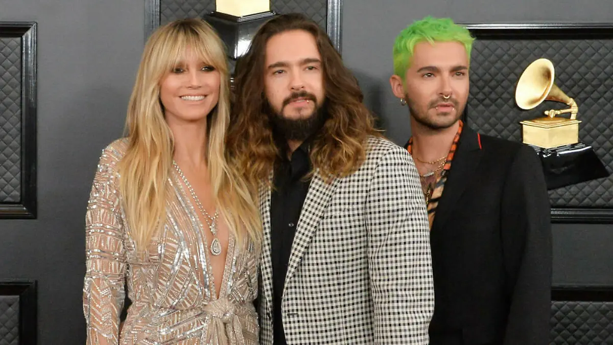 Heidi Klum strahlt mit den Kaulitz-Zwillingen bei den Grammy Awards