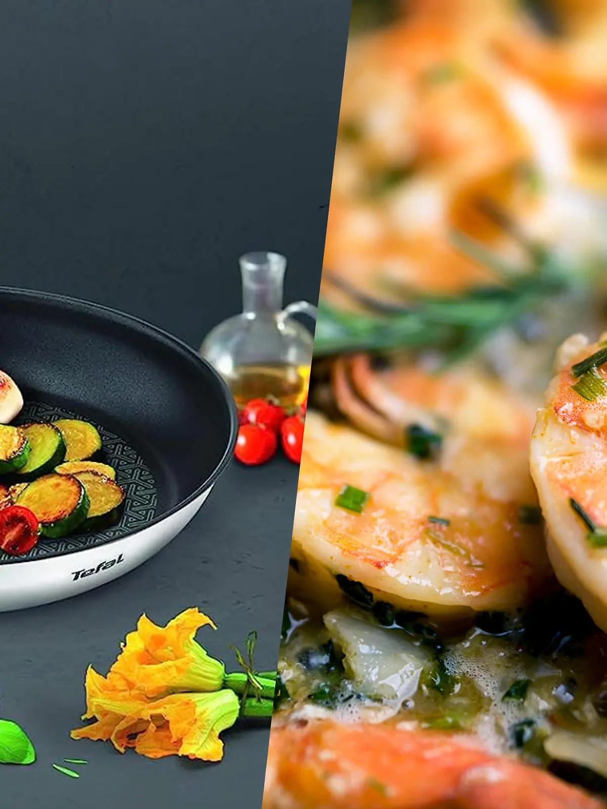 Pfanne mit leckerem Essen