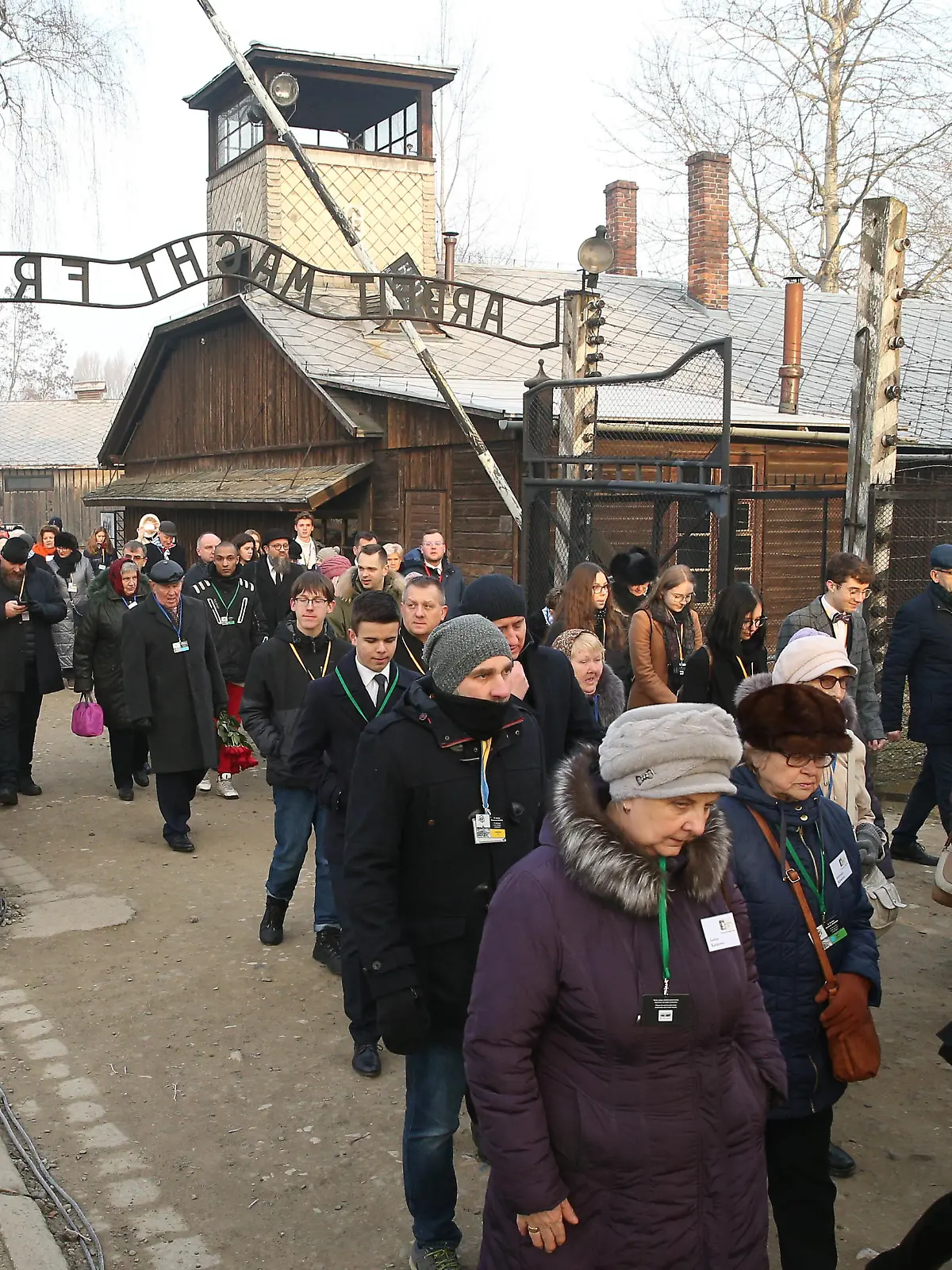 January 27, 2020, Oswiecim, Poland: 

The main gate of the Nazi concentration and extermination camp Auschwitz bearing the motto Arbeit macht frei  (Work brings freedom). 

75th anniversary of Auschwitz liberation and Holocaust Remembrance Day. 

The biggest German Nazi concentration and extermination camp KL Auschwitz-Birkenau was liberated by the Red Army on 27 January 1945. 

(Credit Image:  Damian Klamka/ZUMA Wire)

Pictured: GV,General View
Ref: SPL5143287 270120 NON-EXCLUSIVE
Picture by: Damian Klamka/ZUMA Wire / SplashNews.com

Splash News and Pictures
Los Angeles: 310-821-2666
New York: 212-619-2666
London: +44 (0)20 7644 7656
Berlin: +49 175 3764 166
photodesk@splashnews.com

World Rights, No Argentina Rights, No Belgium Rights, No China Rights, No Czechia Rights, No Finland Rights, No Hungary Rights, No Japan Rights, No Mexico Rights, No Netherlands Rights, No Norway Rights, No Peru Rights, No Portugal Rights, No Slovenia Rights, No Sweden Rights, No Switzerland Rights, No Taiwan Rights, No United Kingdom Rights
