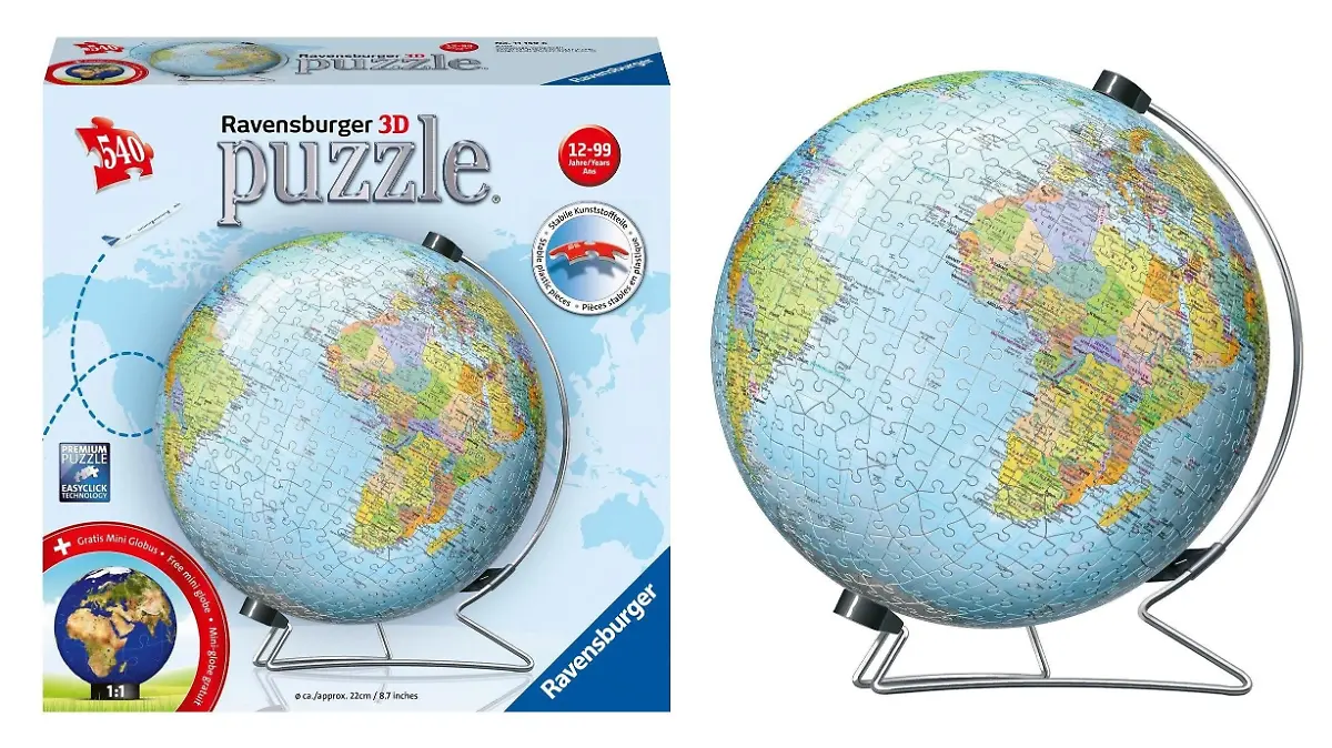 Puzzle: 3D-Globus von Ravensburger