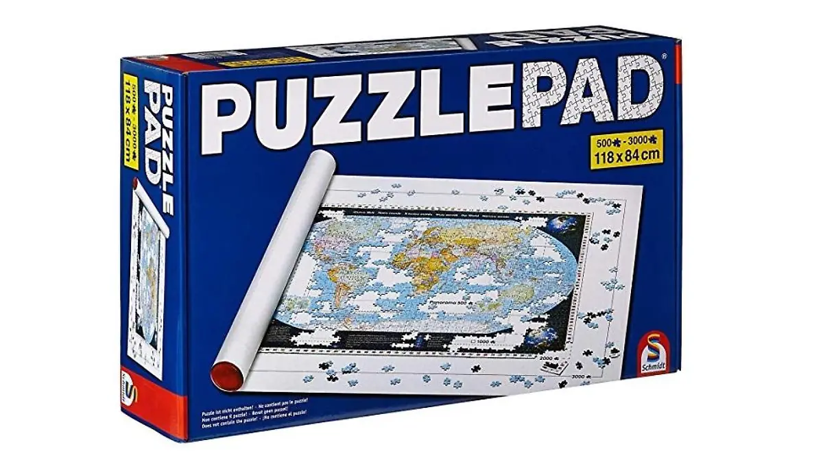 Ein Puzzlepad ist nützlich, So müssen Sie das Puzzle nicht unnötig auf dem Tisch liegen lassen, um am nächsten Tag weiterzuspielen.
