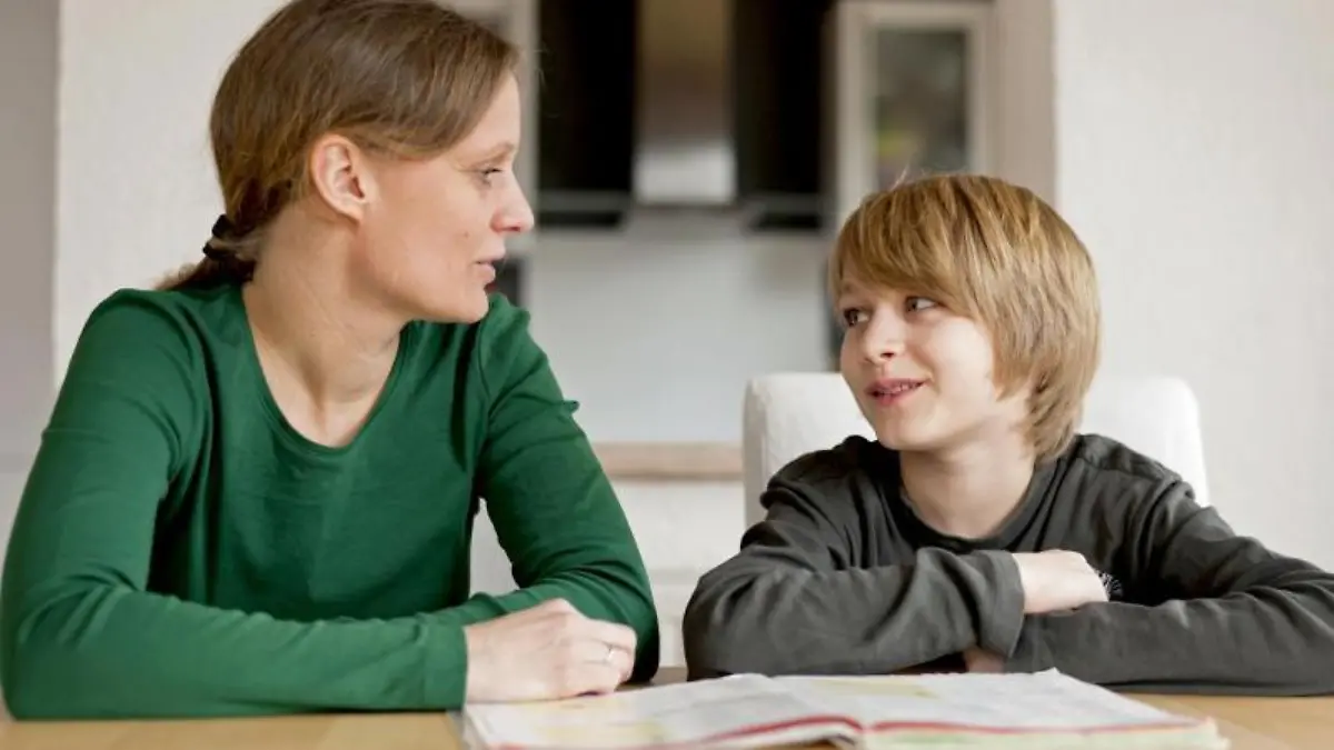 Mutter-und-Kind-Gespräch