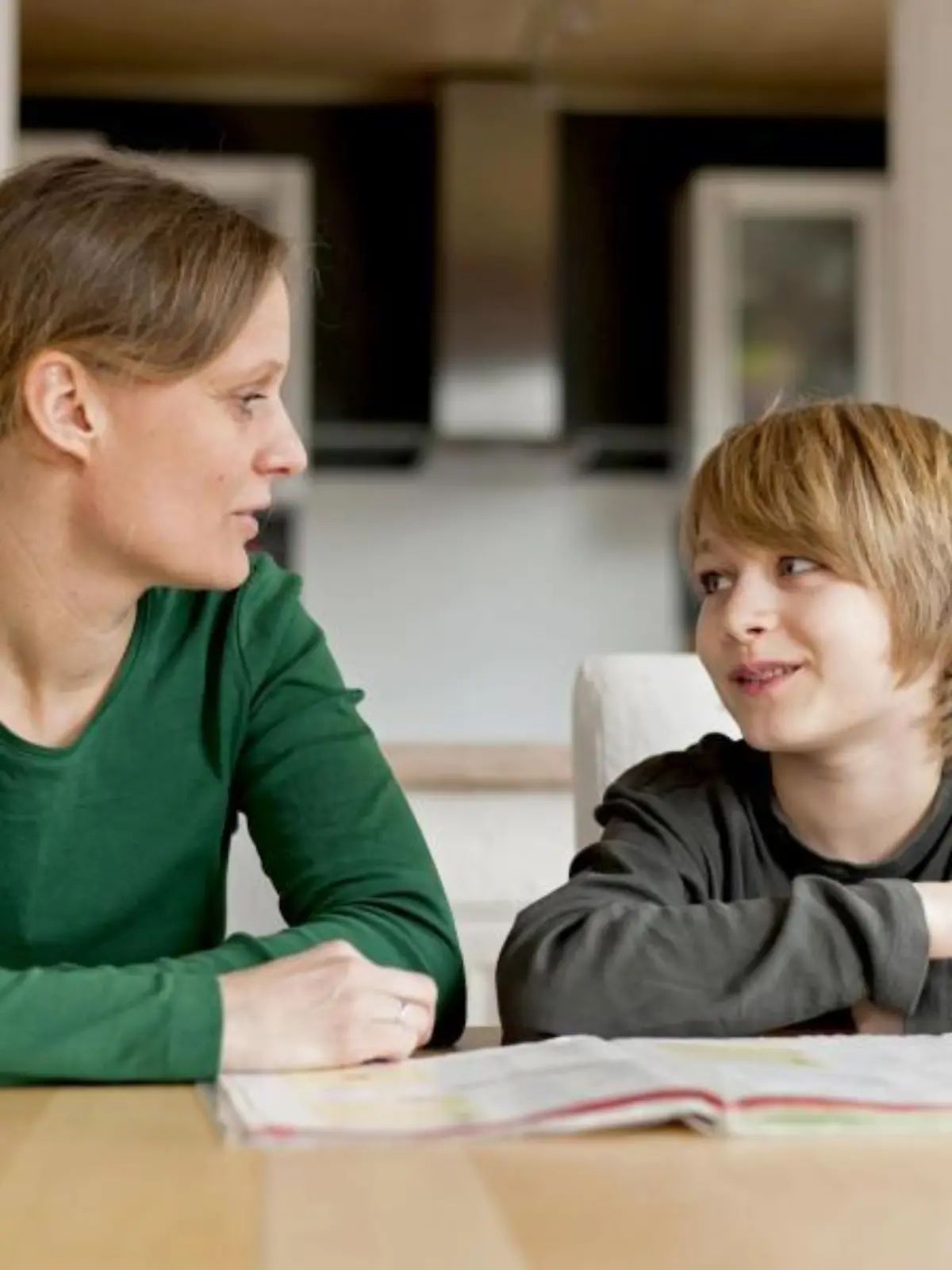 Mutter-und-Kind-Gespräch