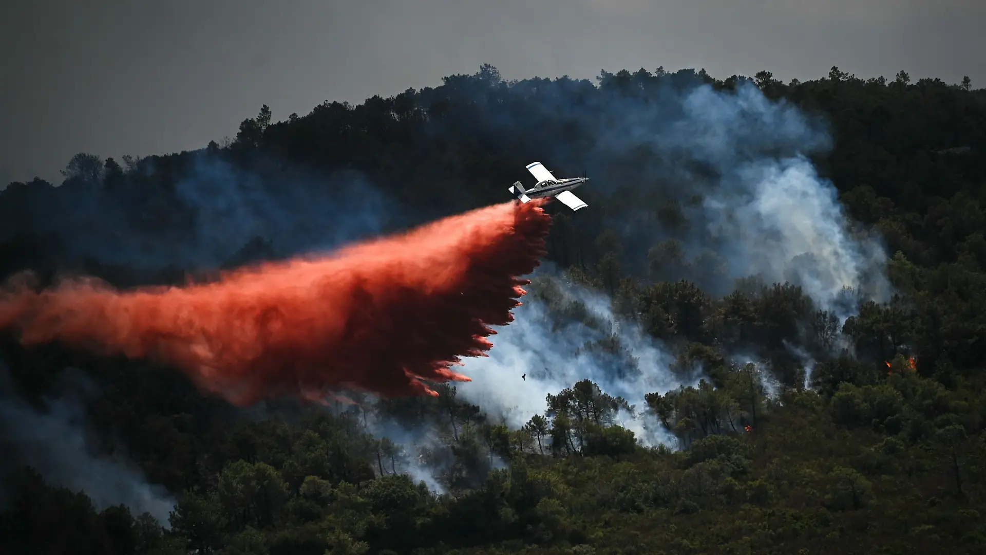 Waldbrände in Frankreich.