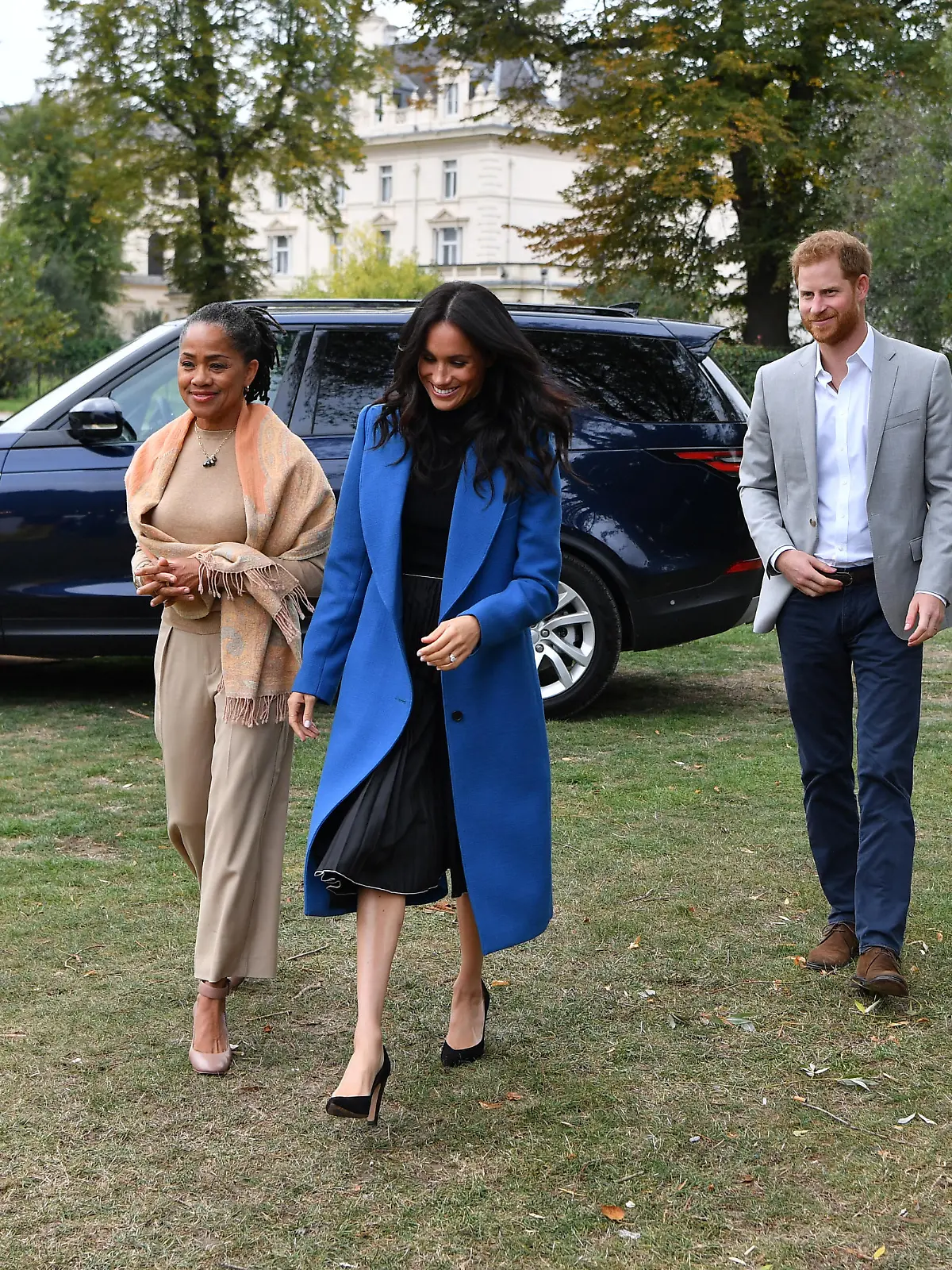 Herzogin Meghan, Doria Ragland und Prinz Harry
