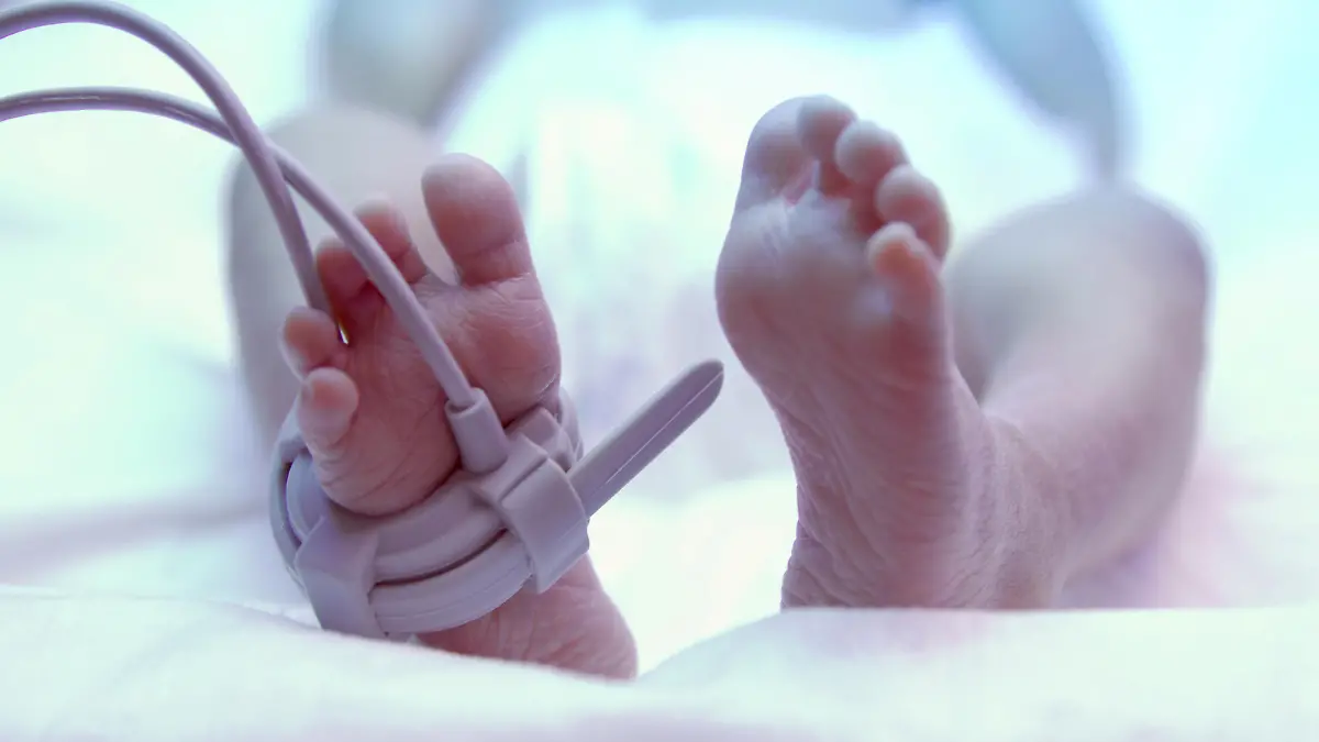 Baby nach der Geburt