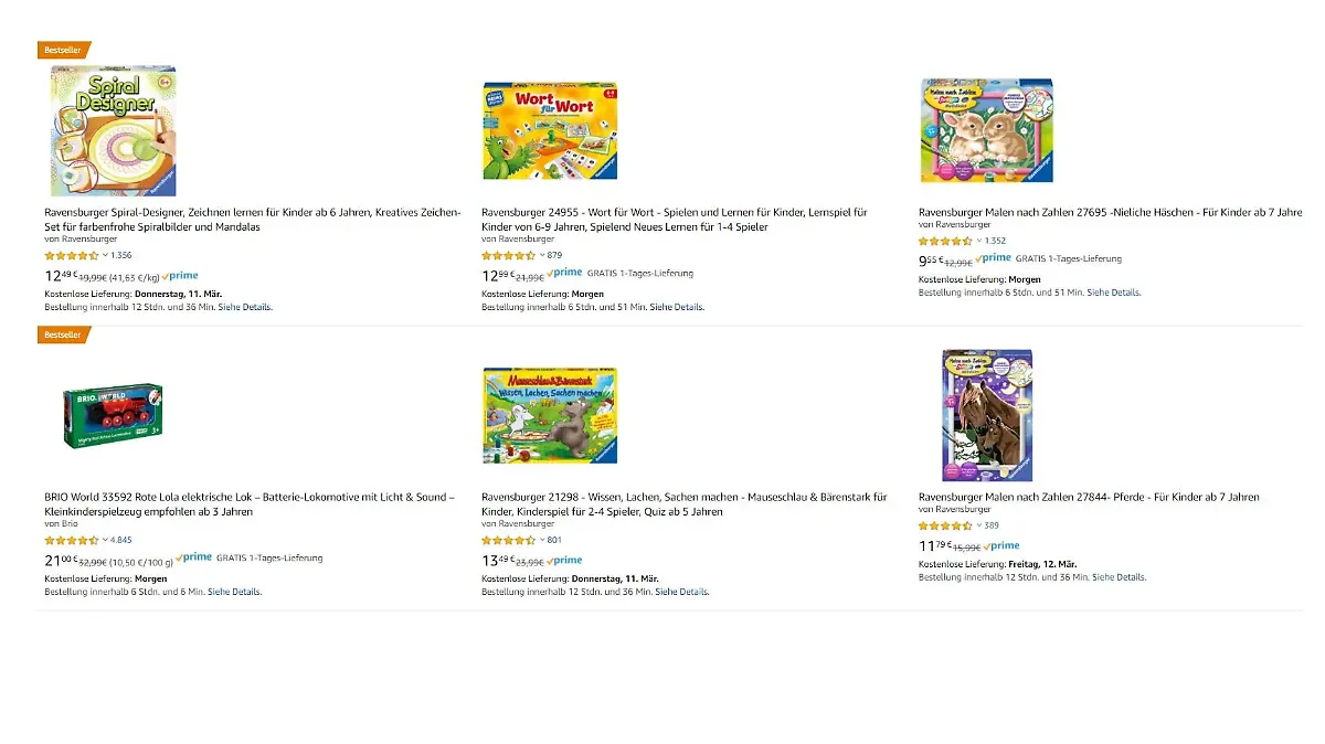 Spiele von Ravensburger