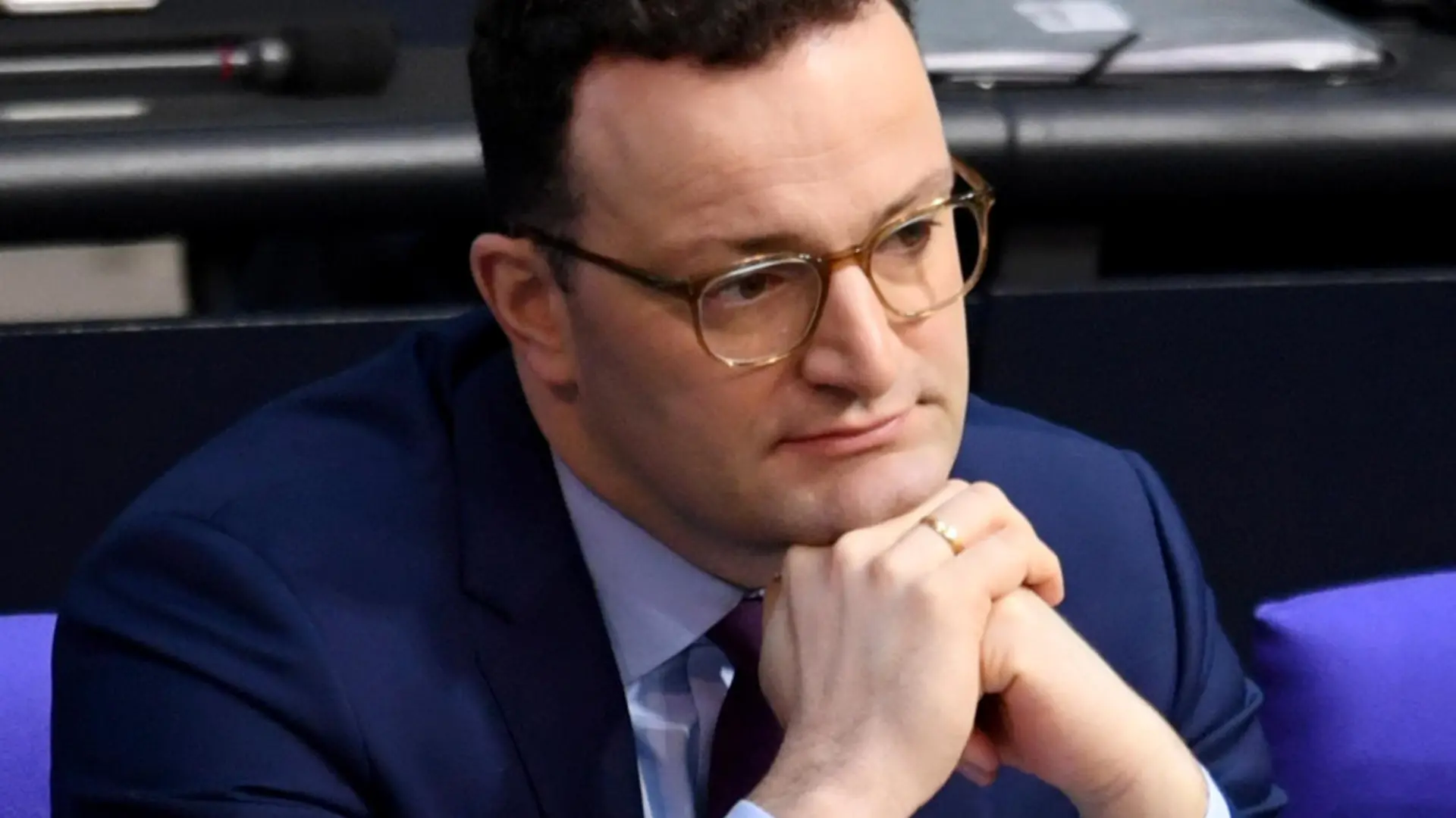 German Health Minister Jens Spahn attends a plenum session on organ donation at the German lower house of parliament Bundestag, in Berlin, Germany, January 16, 2020. REUTERS/Annegret Hilse