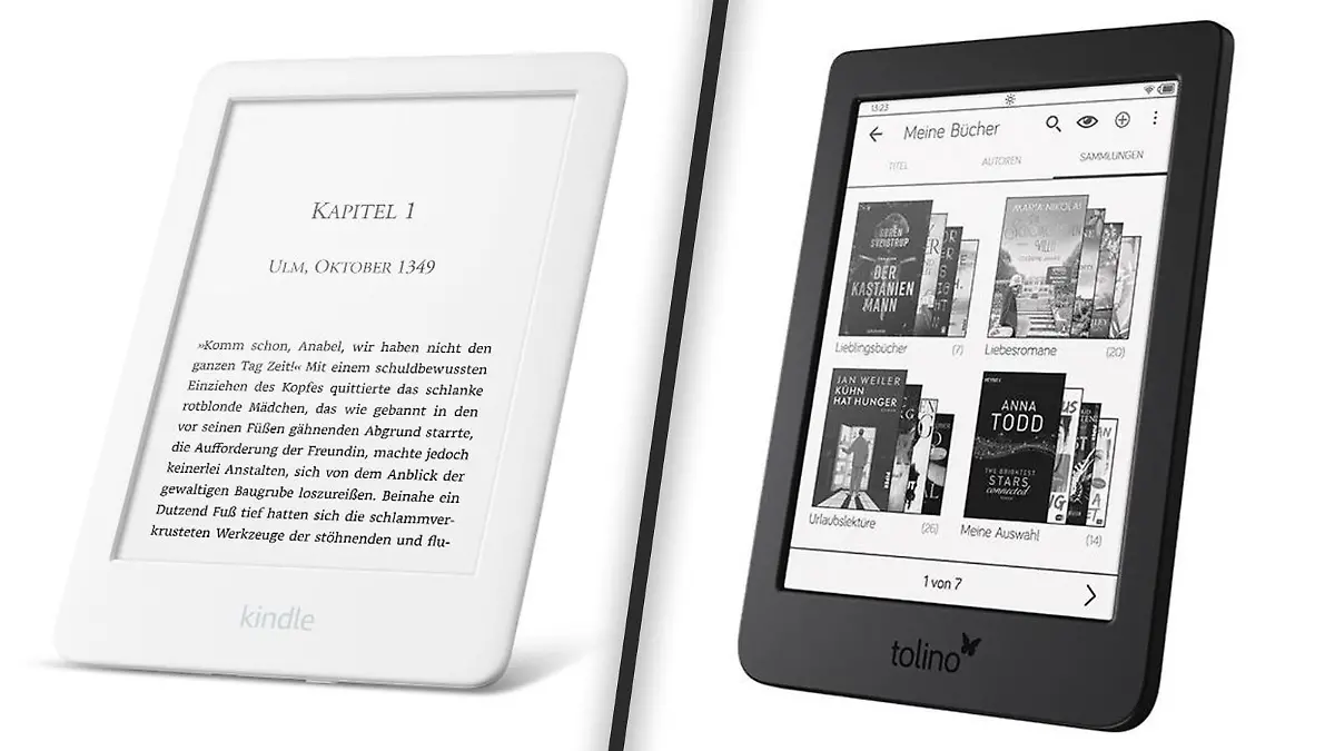 Kindle und Tolino Page 2 E-Reader-Test