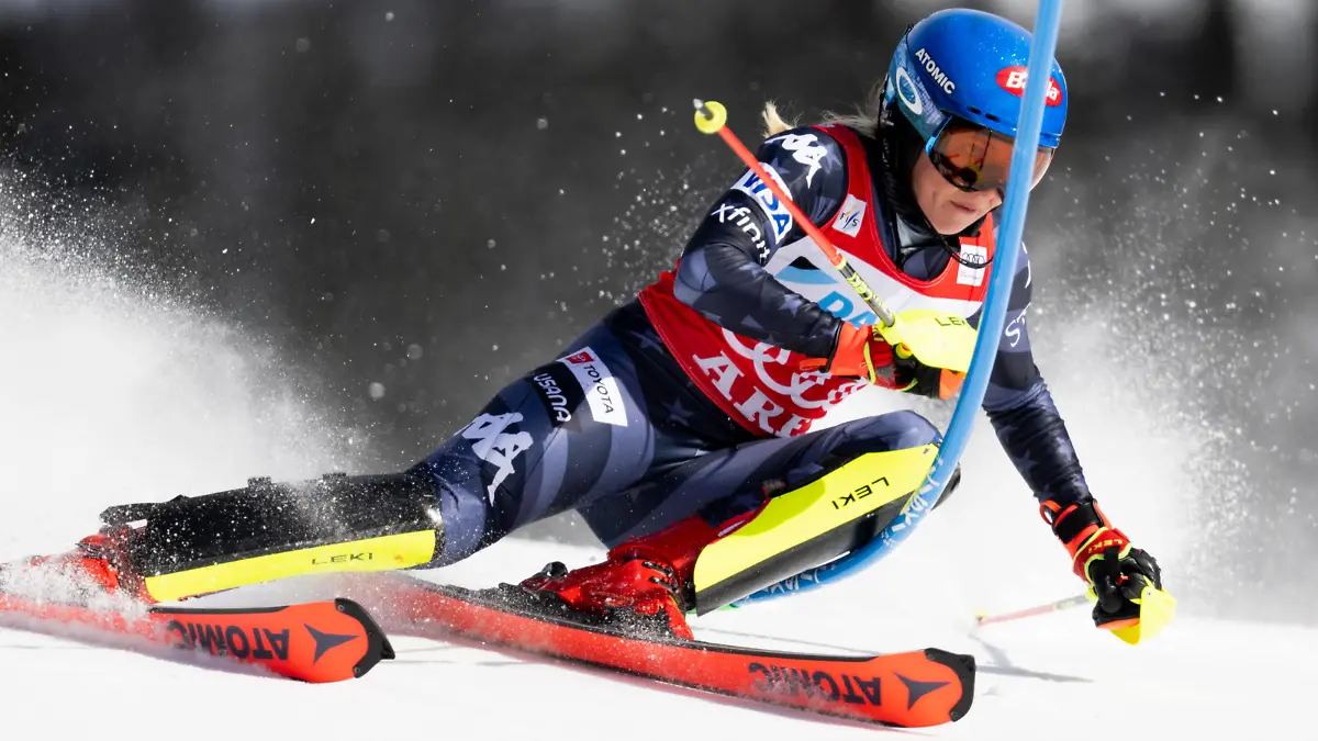 230311 Mikaela Shiffrin of USA competes in Women s Slalom during the FIS Alpine World Cup on March 11, 2023 in Are. Photo: Daniel Stiller / BILDBYRAN / kod DS / DS0293 alpint alpine skiing fis world cup Are womens slalom bbeng *** 230311 Mikaela Shiffrin of USA competes in Women s Slalom during the FIS Alpine World Cup on March 11, 2023 in Are Photo Daniel Stiller BILDBYRAN kod DS DS0293 alpint alpine skiing fis world cup Are womens slalom bbeng, PUBLICATIONxNOTxINxSWExNORxAUT Copyright: DANIELxSTILLER BB230311DS058