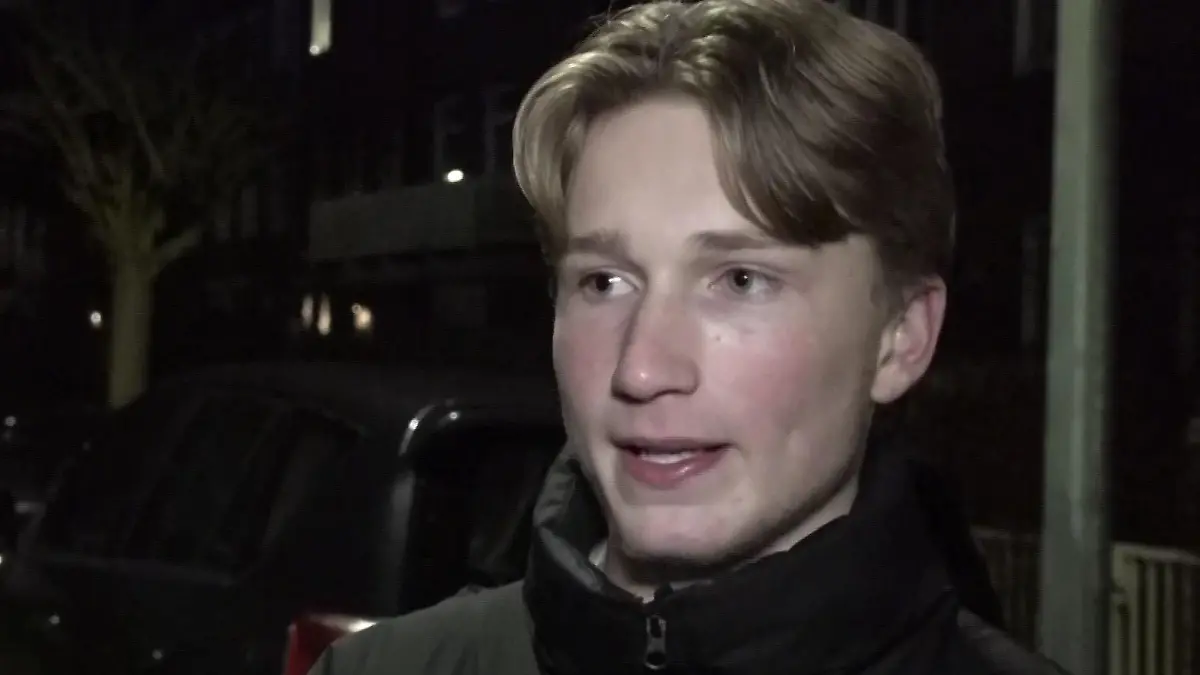 Anwohner Gregor Miesbach filmte die Tat mit seinem Handy.