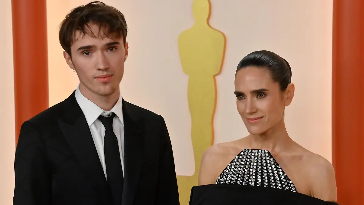 (L-R) Stellan Connelly Bettany and Jennifer Connelly attend the 95th annual Academy Awards at the Dolby Theatre in the Hollywood section of Los Angeles on Sunday, March 12, 2023. Photo by Jim Ruymen/UPI Photo via Newscom picture alliance