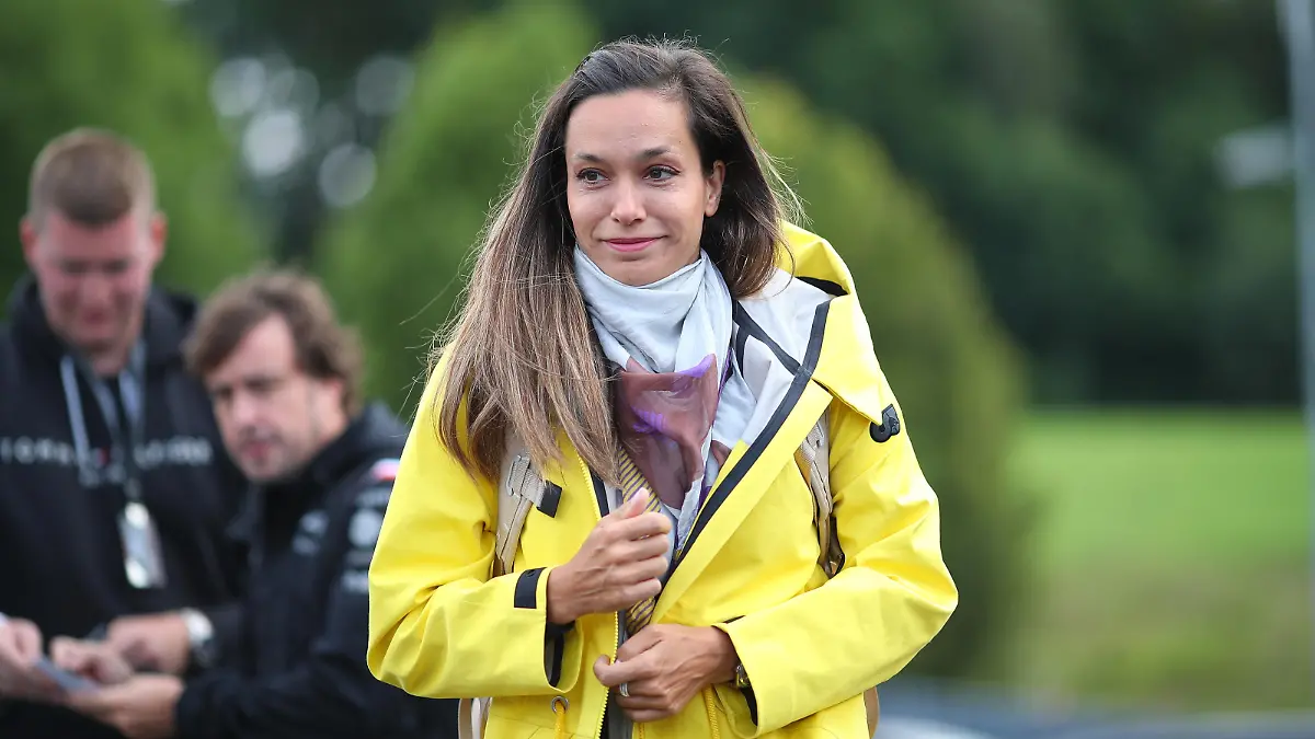 Andrea Schlager journalist at Servus TV and girlfriend of Fernando Alonso during the Austrian GP, 6-10 July 2022 at Red Bull Ring track, Formula 1 World championship 2022.