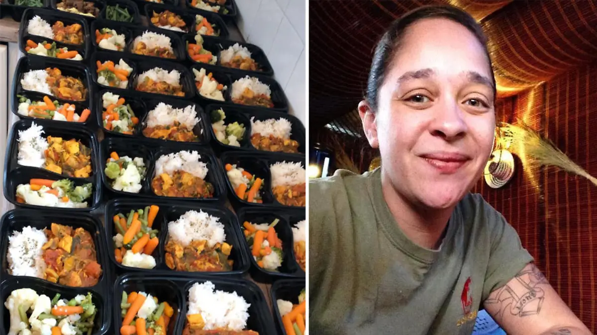 Jenn Carnaby aus Manchester spart über 100 Euro im Monat durch Meal Prepping.