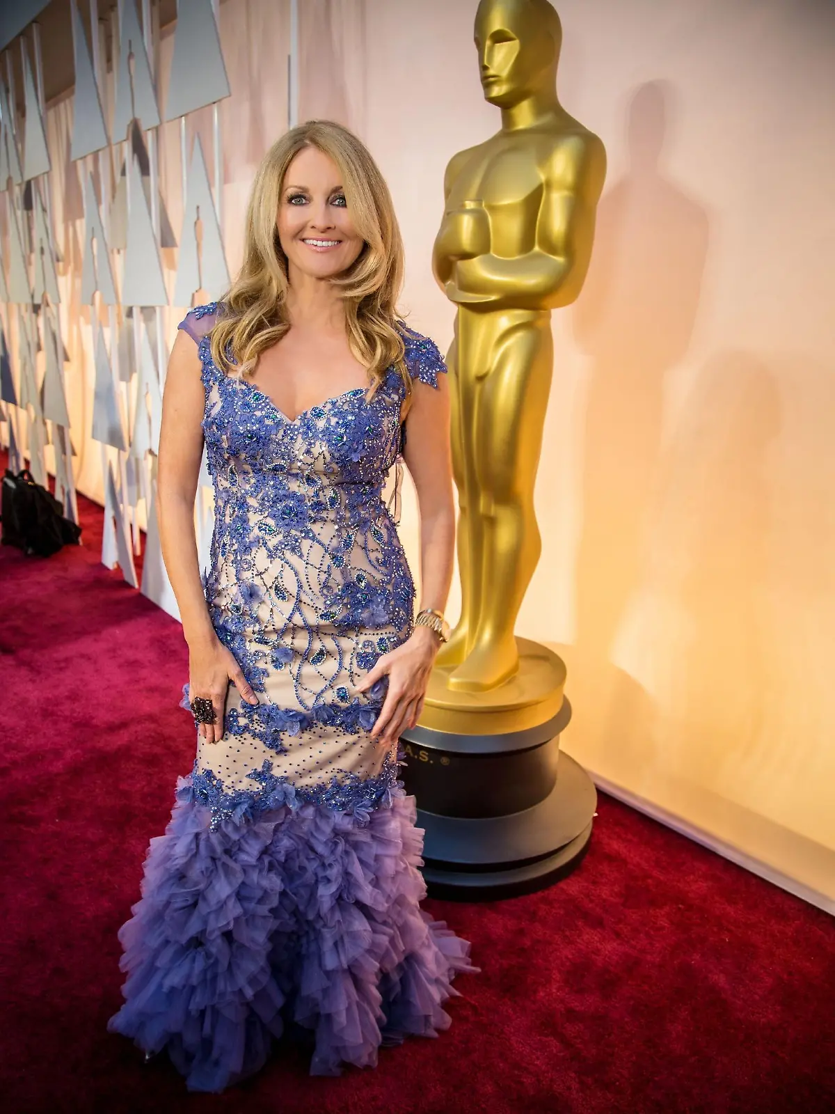 2015: Frauke Ludowig zur Oscar-Verleihung in Los Angeles