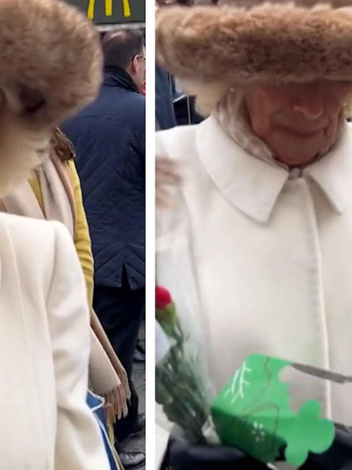 Im Mai werden Charles und Camilla offiziell gekrönt. Ein paar junge Fans des Königshauses sind diesem Event auf den Straßen von Colchester nun zuvor gekommen.