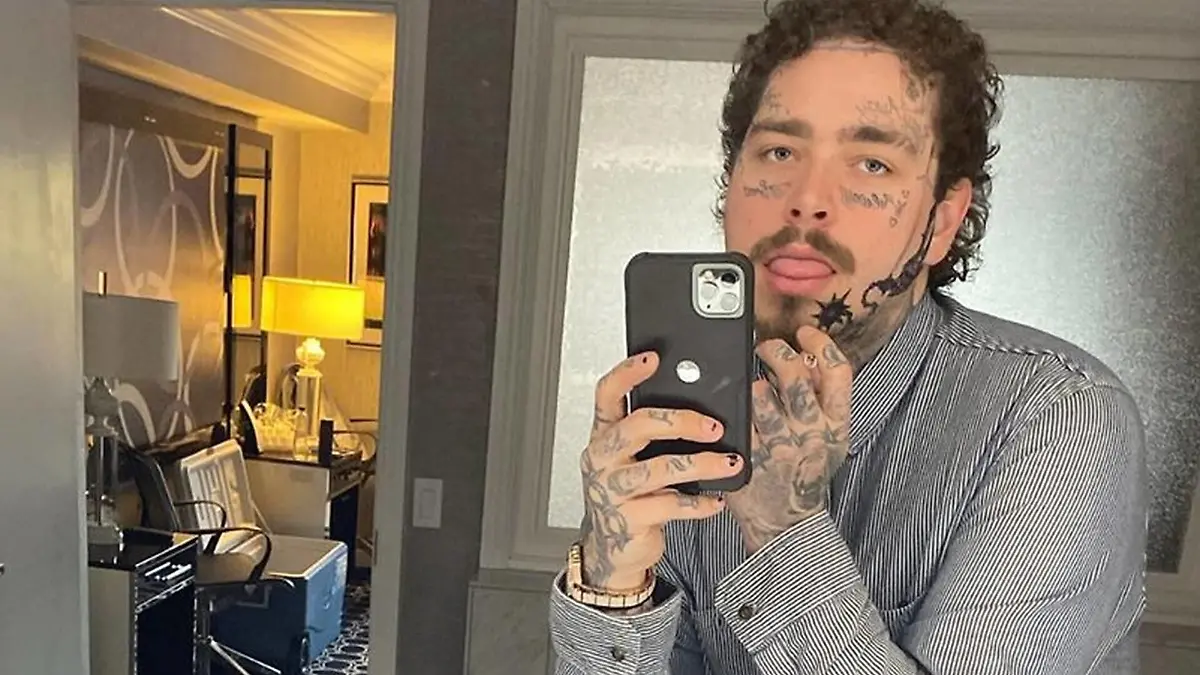 Post Malone: 2020 mit neuem Gesichts-Tattoo begrüßt