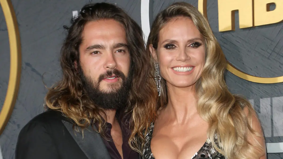 Heidi Klum und Tom Kaulitz grüßen zu Neujahr aus dem Bett