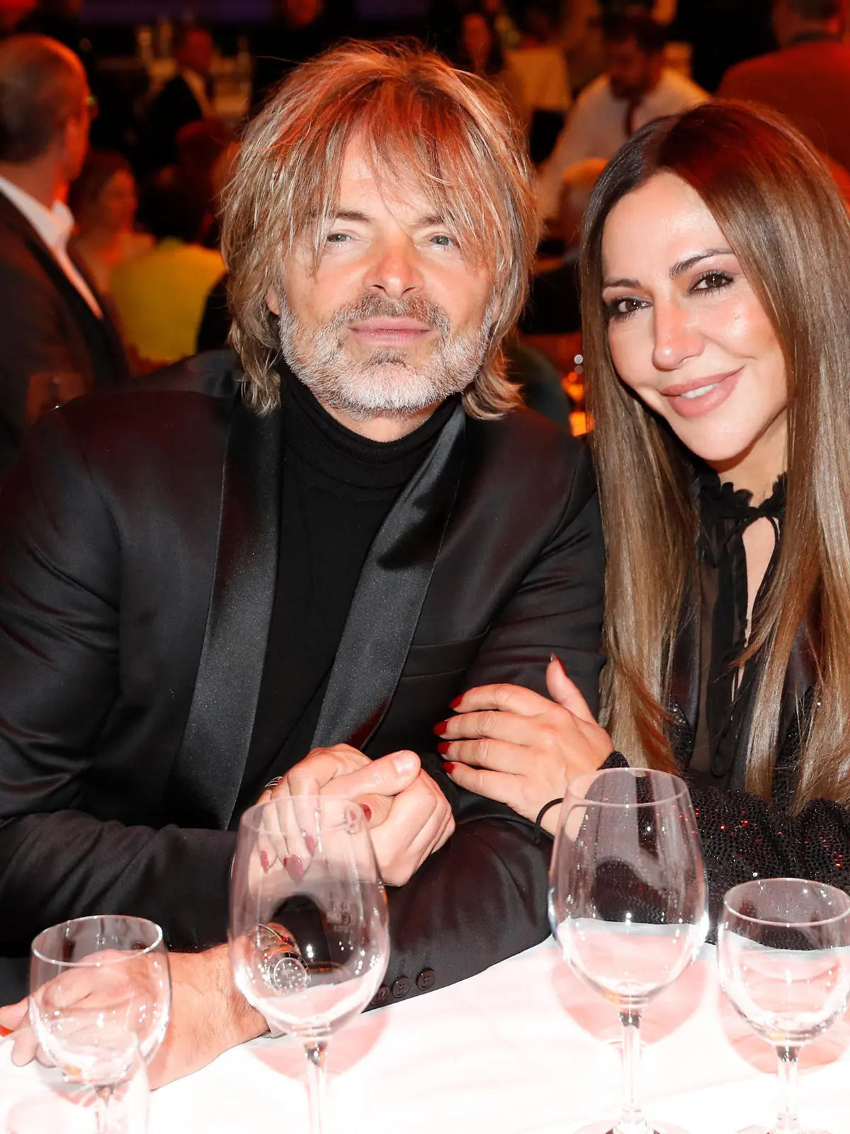 Simone Thomalla mit Freund Nicolino Hermano beim Empfang zu 60 Jahre Welthungerhilfe im Tipi am Kanzleramt in Berlin.