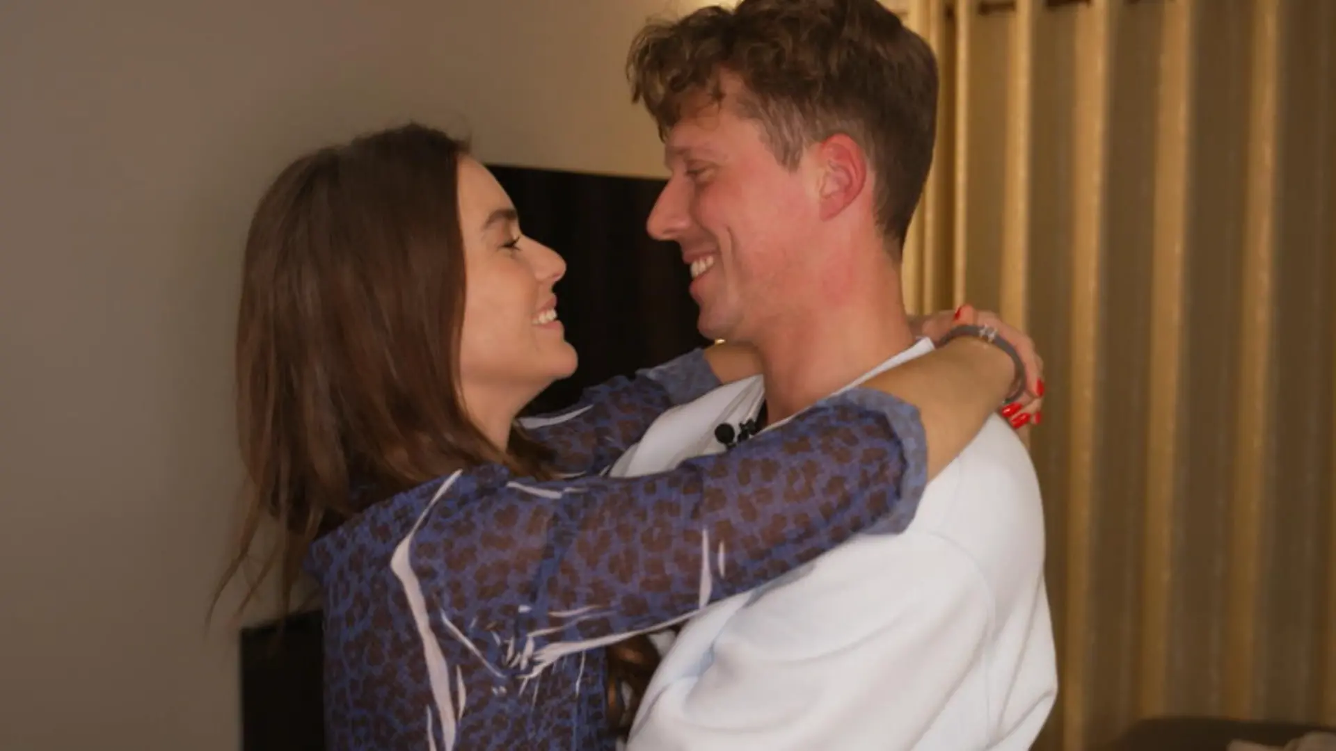 Renata und Valentin Lusin erwarten ihr erstes gemeinsames Baby.