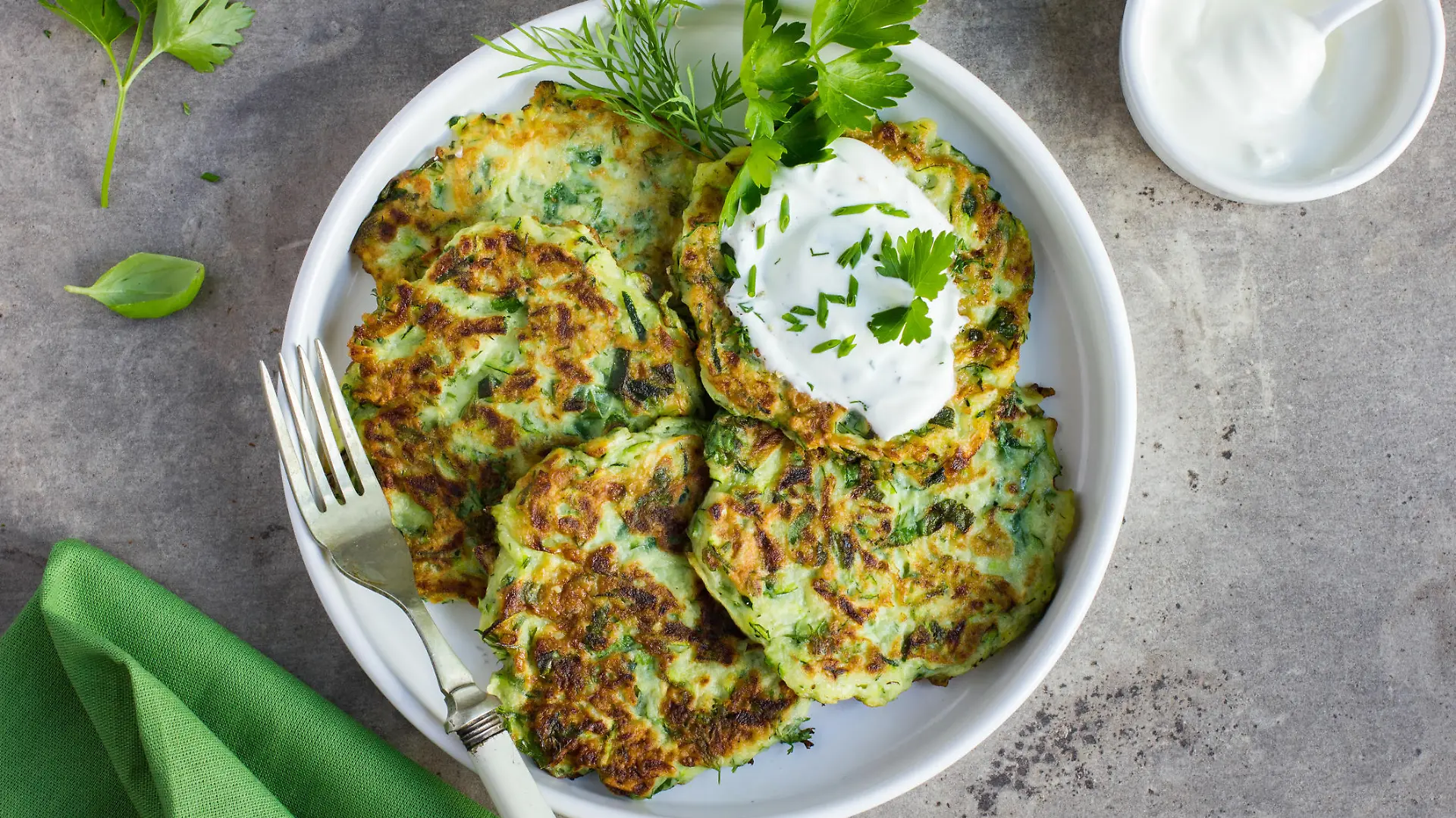 Zucchini-Puffer
