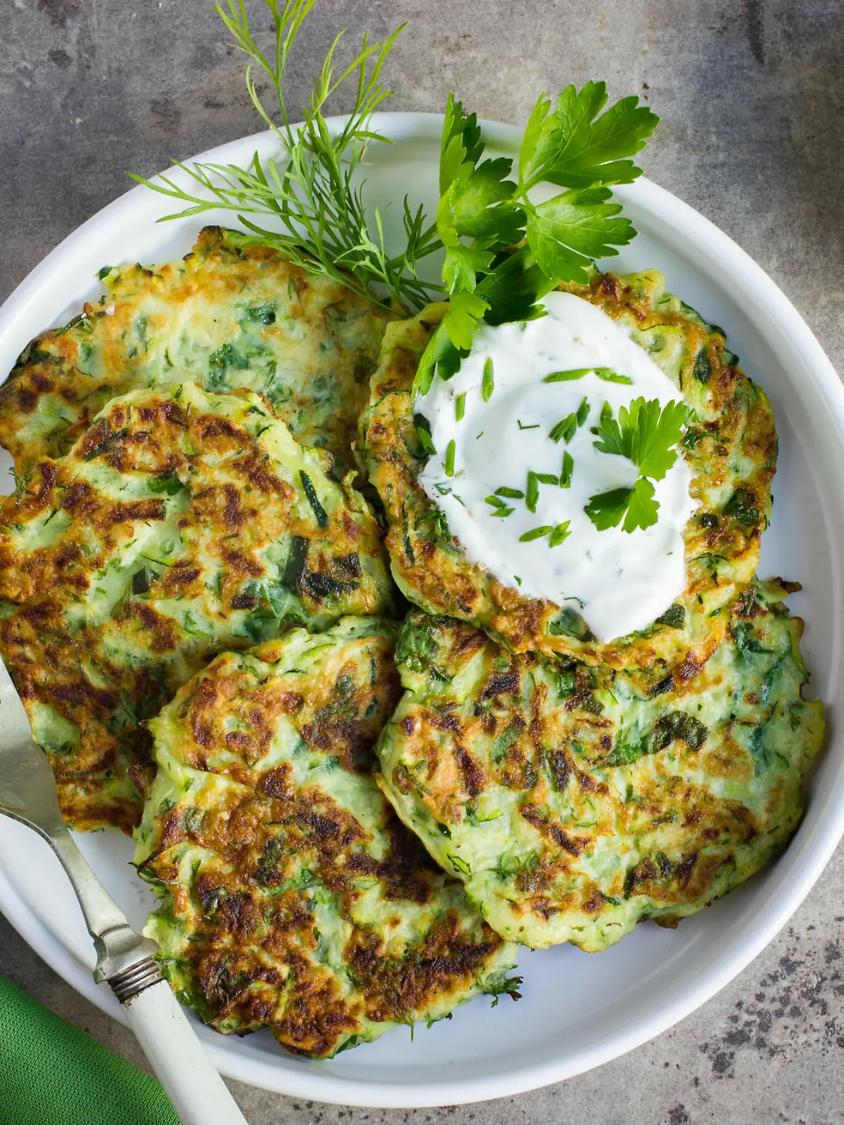 Zucchini-Puffer