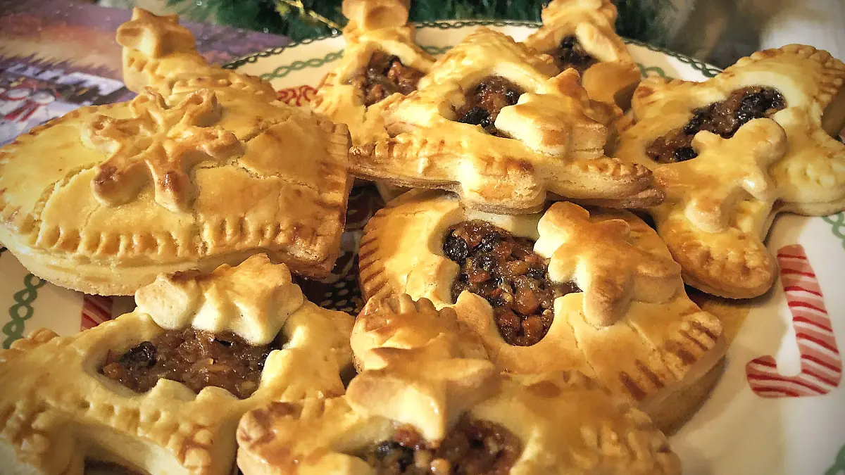 Weihnachtsplätzchen in Pie-Form