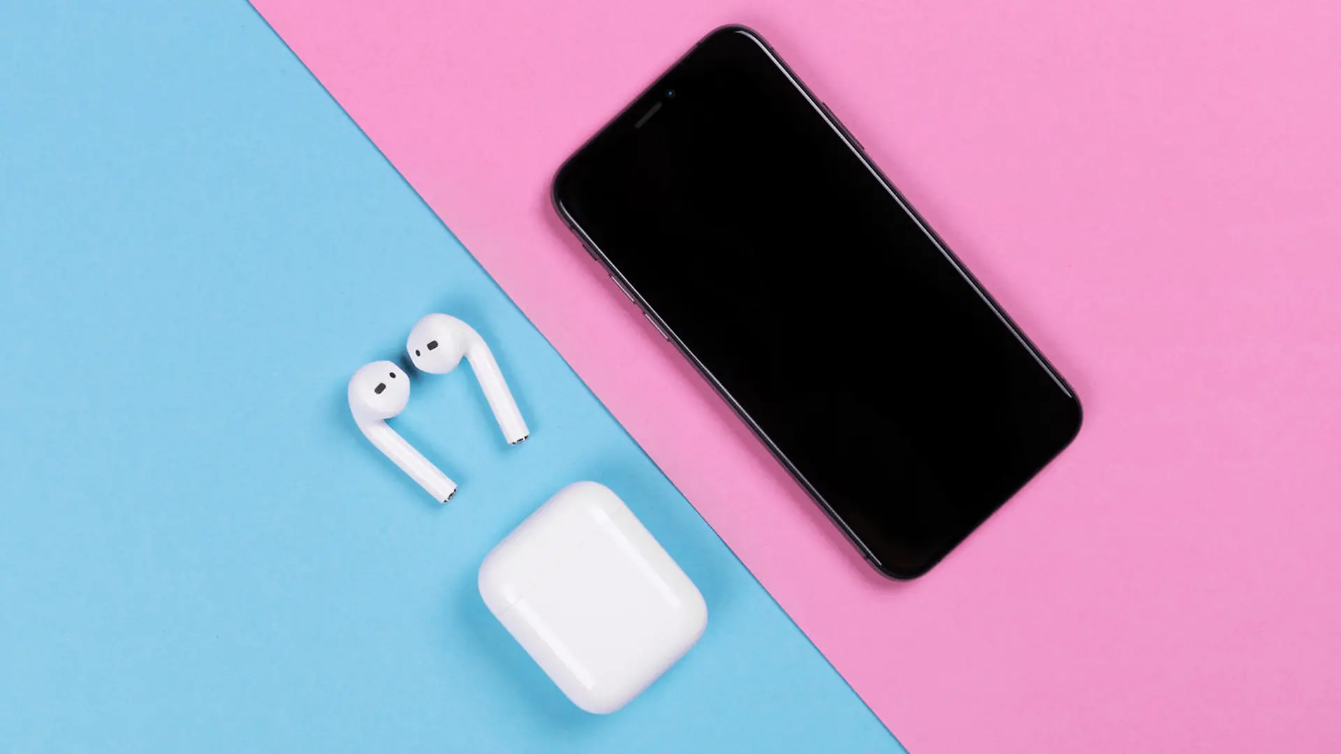Apple iPhone und Airpods