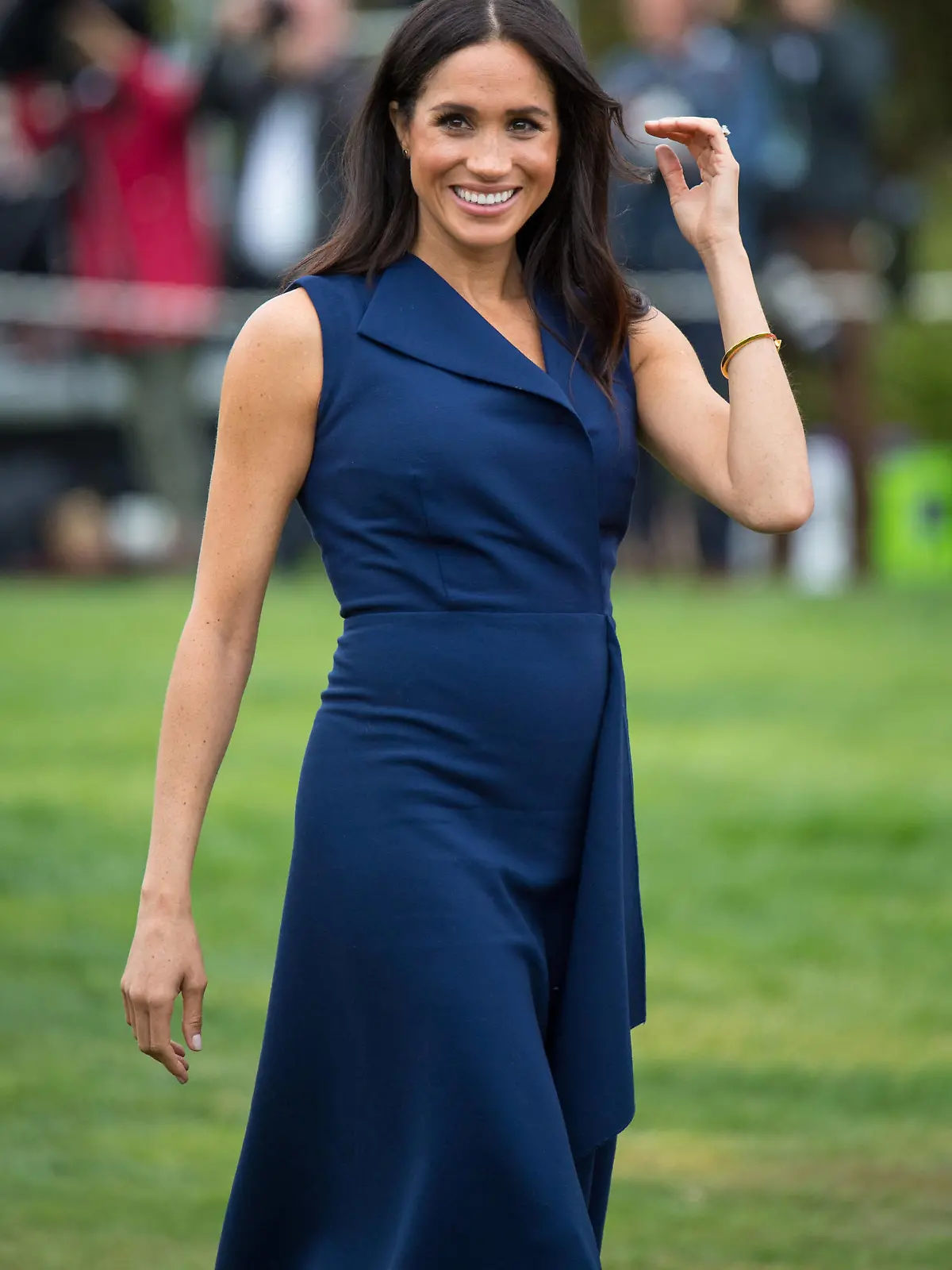 Meghan, Duchess of Sussex, during the the royal couple's visit to Australia, in Melbourne, Australia, October 18, 2018. Dominic Lipinski/Pool via REUTERS
