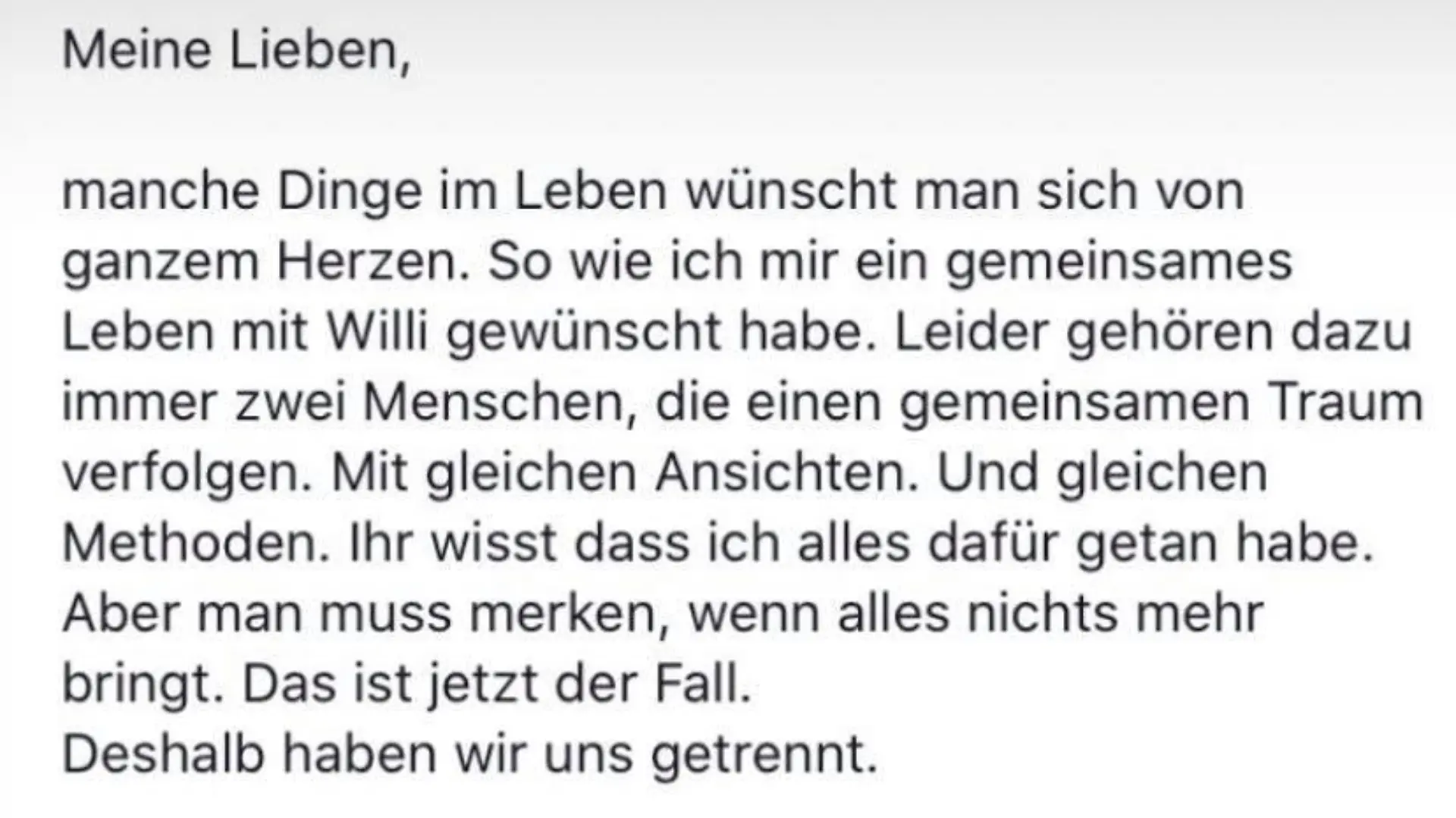 Jasmin Herren bestätigt Liebes-Aus von Willi Herren.