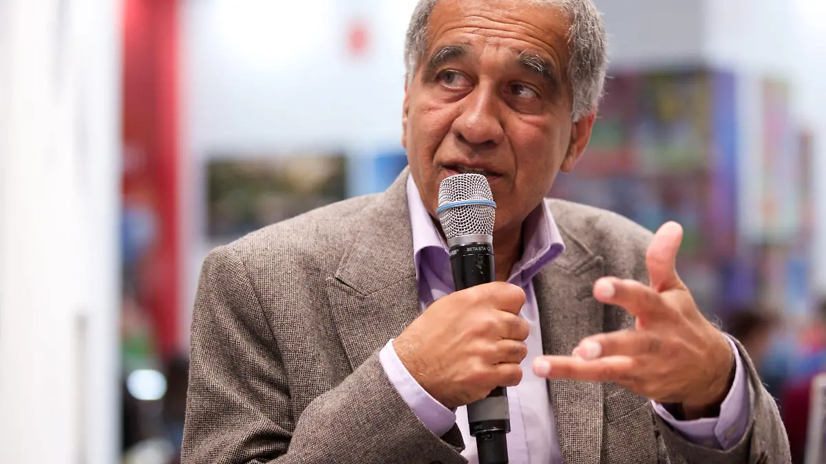 Mojib Latif, deutscher Meteorologe, Klimaforscher, Hochschullehrer und Autor. Aufgenommen am 12.10.2014 in Frankfurt. Foto: Erwin Elsner