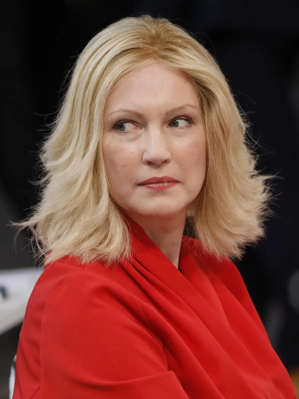 Manuela Schwesig, Ministerpräsidentin des Landes Mecklenburg-Vorpommern, Vorsitzende der SPD Mecklenburg-Vorpommern, kommissarische Bundesvorsitzende, Deutschland, Berlin, Ordentlicher SPD-Bundesparteitag vom 06. bis 08. Dezember 2019 in Berlin, 06.12.2019 *** Manuela Schwesig, Prime Minister of the State of Mecklenburg-Vorpommern, Chairwoman of the SPD Mecklenburg-Vorpommern, Provisional Federal Chairwoman, Germany, Berlin, Ordinary SPD Federal Party Congress from 06 to 08 December 2019 in Berlin, 06 12 2019 