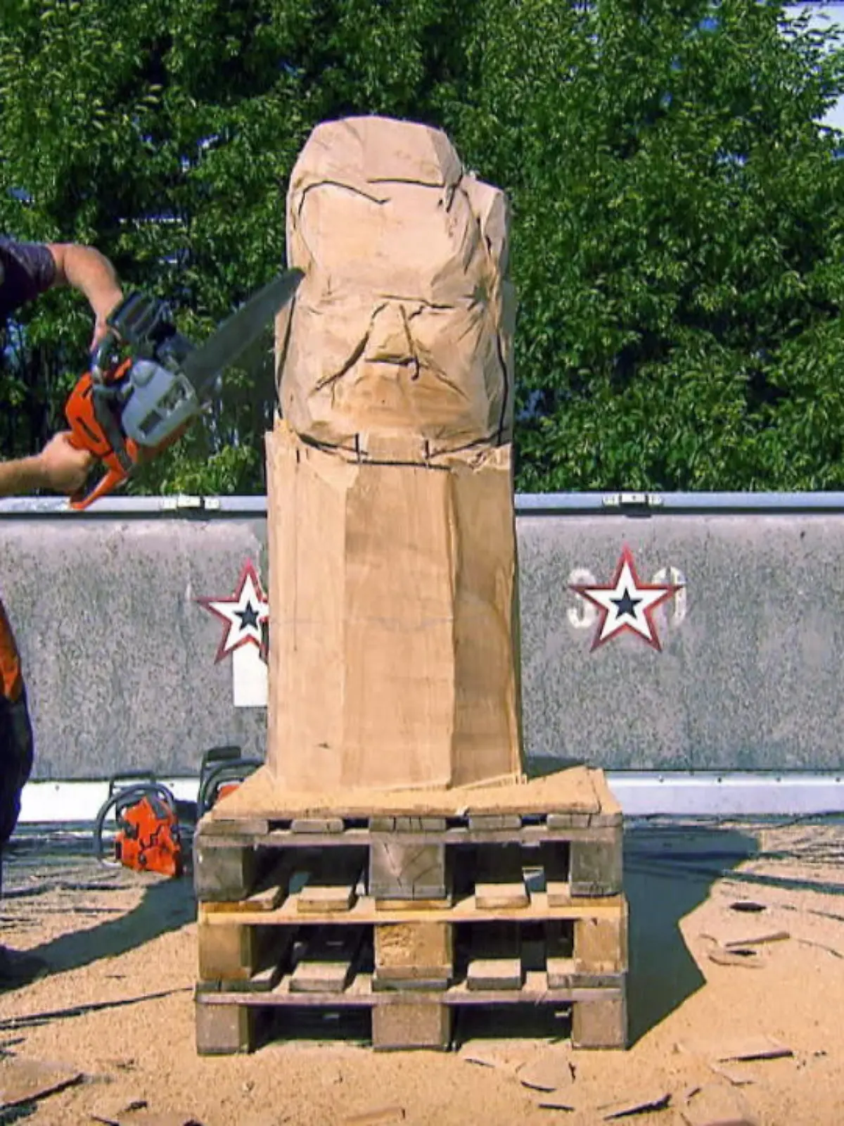Bild zu: "Florian will Dieter Bohlen aus Holz schnitzen"