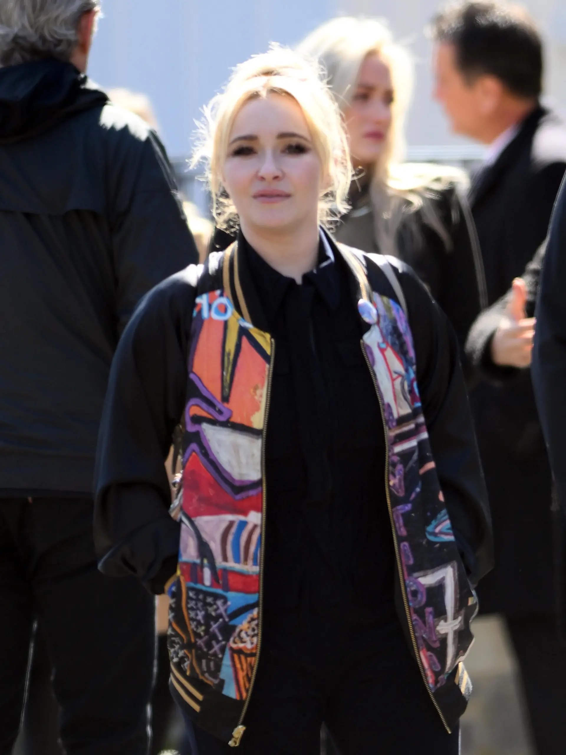 Hayden Panettiere wears late brother Jansens’s Jacket as she attends his celebration of life with her boyfriend Brian Hickerson and her parents two weeks after his tragic death
Pictured: Hayden Panettiere. Brian Hickerson
Ref: SPL5528440 080323 NON-EXCLUSIVE
Picture by: Elder Ordonez / SplashNews.com


World Rights, No Poland Rights, No Portugal Rights, No Russia Rights
