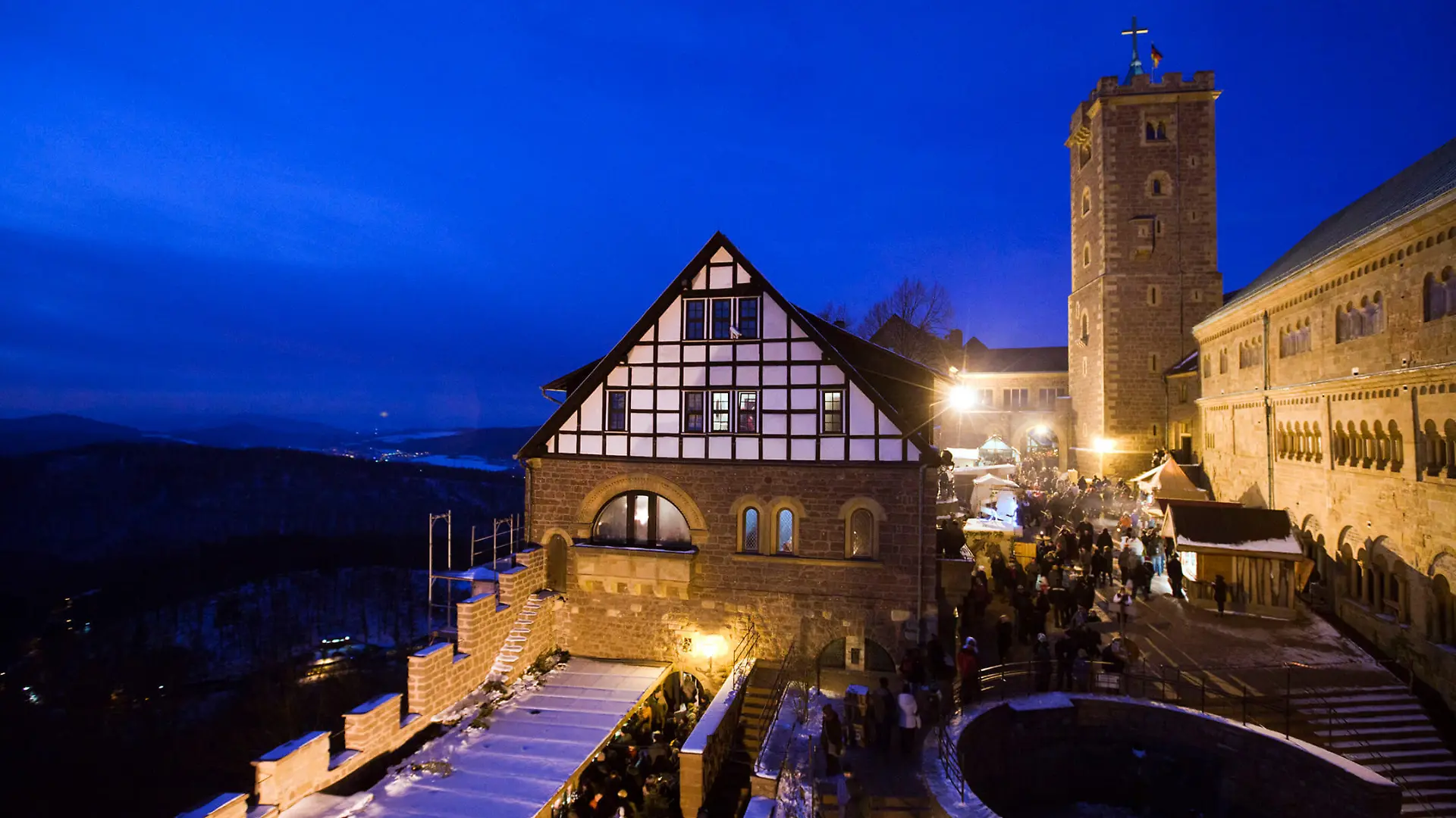 Historischer Weihnachtsmarkt auf der Wartburg