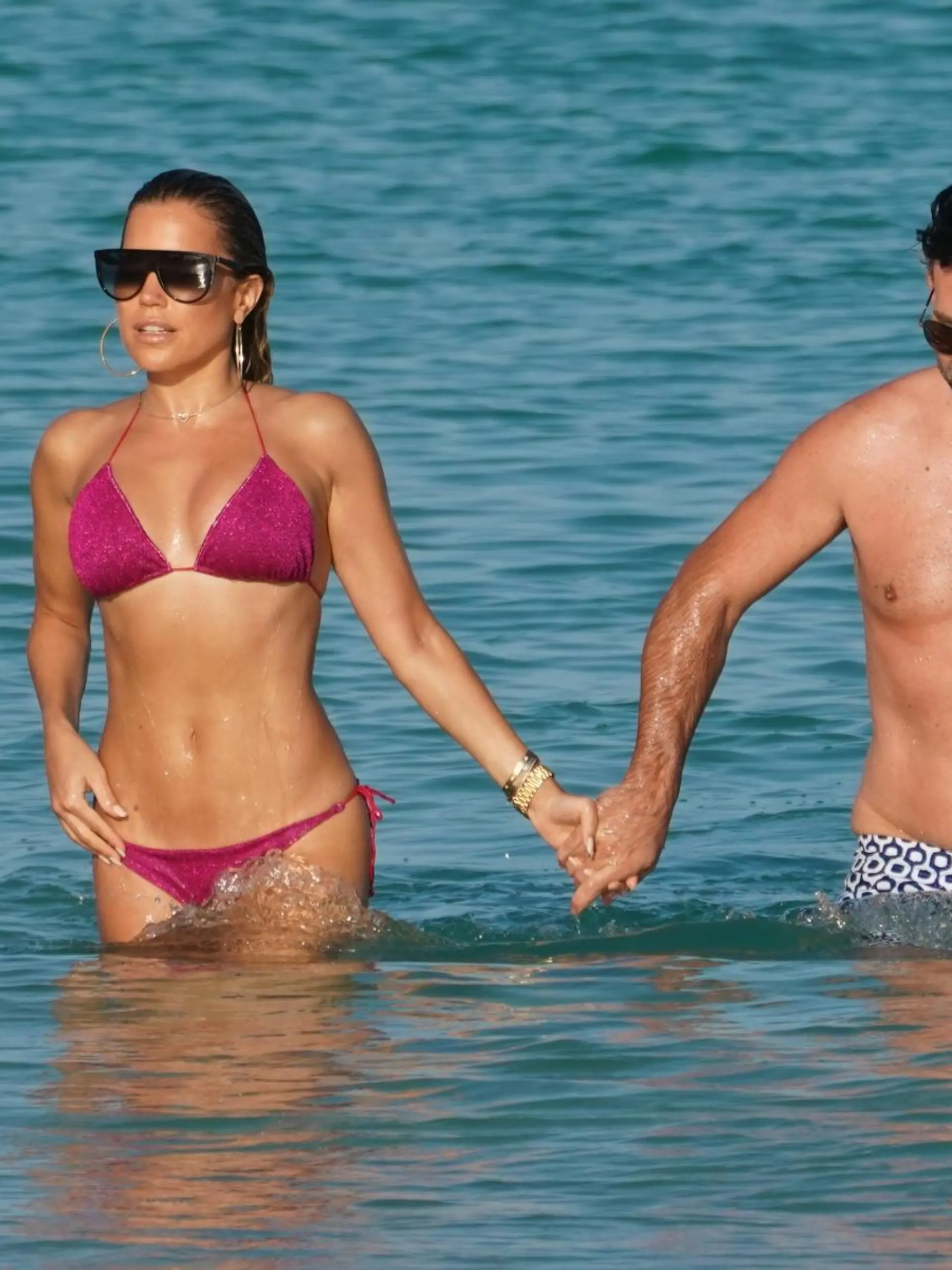 Sylvie Meis, 41, in a purple bikini at the beach in Miami Beach, FL. Sylvie took a dip in the ocean with her fiancee and soaked up the sun on the beaches of Miami.

Pictured: Sylvie Meis
Ref: SPL5132924 031219 NON-EXCLUSIVE
Picture by: Pichichipixx.com / SplashNews.com

Splash News and Pictures
Los Angeles: 310-821-2666
New York: 212-619-2666
London: +44 (0)20 7644 7656
Berlin: +49 175 3764 166
photodesk@splashnews.com

World Rights, 
