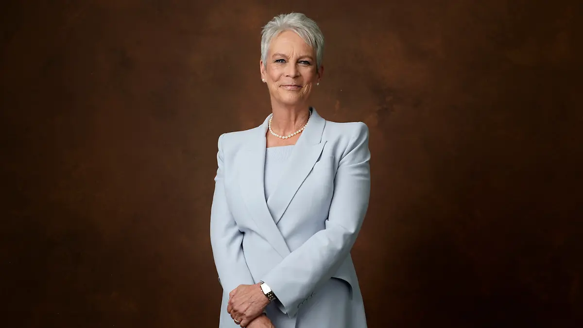 Jamie Lee Curtis poses for a portrait at the 95th Academy Awards Nominees Luncheon at the Beverly Hilton Hotel in Beverly Hills, Calif., on Feb. 13, 2023. Curtis is nominated for an Oscar for best supporting actress for her role in "Everywhere All at Once." (AP Photo/Chris Pizzello)