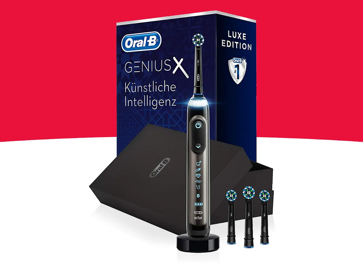 Elektrische Zahnbrste Genius X in der Luxe Edition von Oral-B fr unter  150 Euro