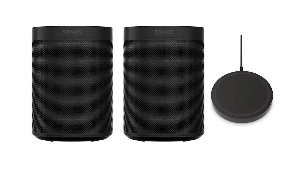 Zwei Sonos-Lautsprecher und eine Belkin-Ladestation: Das lohnt sich!