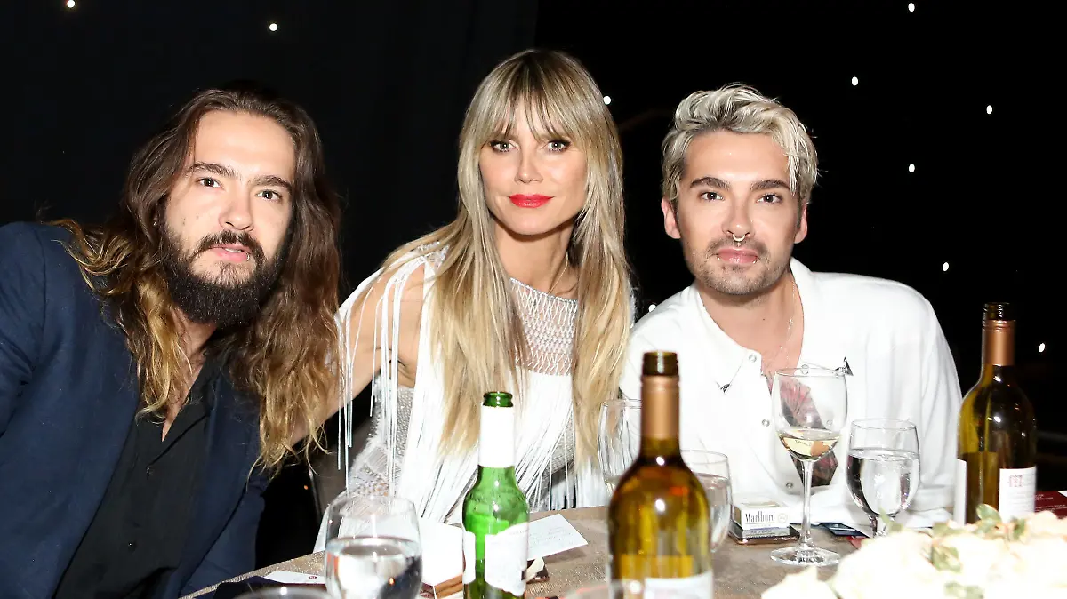 Heidi Klum mit den Kaulitz-Brüdern bei einem Event