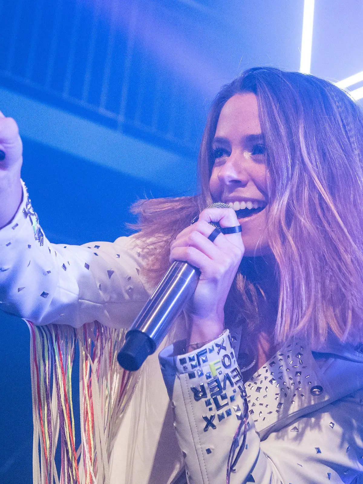 25.11.2019, Hamburg: Vanessa Mai, Sängerin, tritt im Gruenspan im Rahmen ihrer Teaser Show-Tour für ihr neues Album "Für immer" auf. Foto: Daniel Bockwoldt/dpa +++ dpa-Bildfunk +++