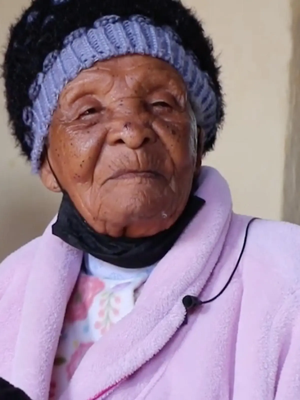 South Africa's oldest person, Johanna Mazibuko, (pictured) celebrated her 128th birthday on 11th May 2022. (Newsflash)