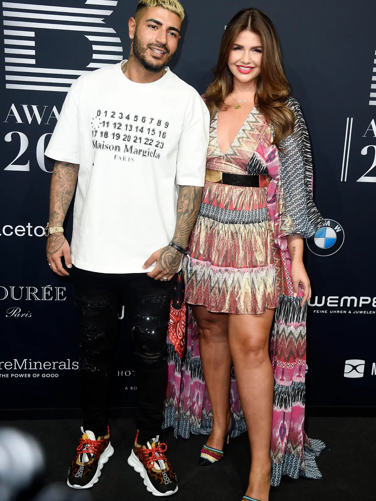 Pouya Yari alias DJ Yeezy und Freundin Farina Opoku beim 4. Place To B Award 2019 im Axel Springer SE Verlagshaus. Berlin, 16.11.2019