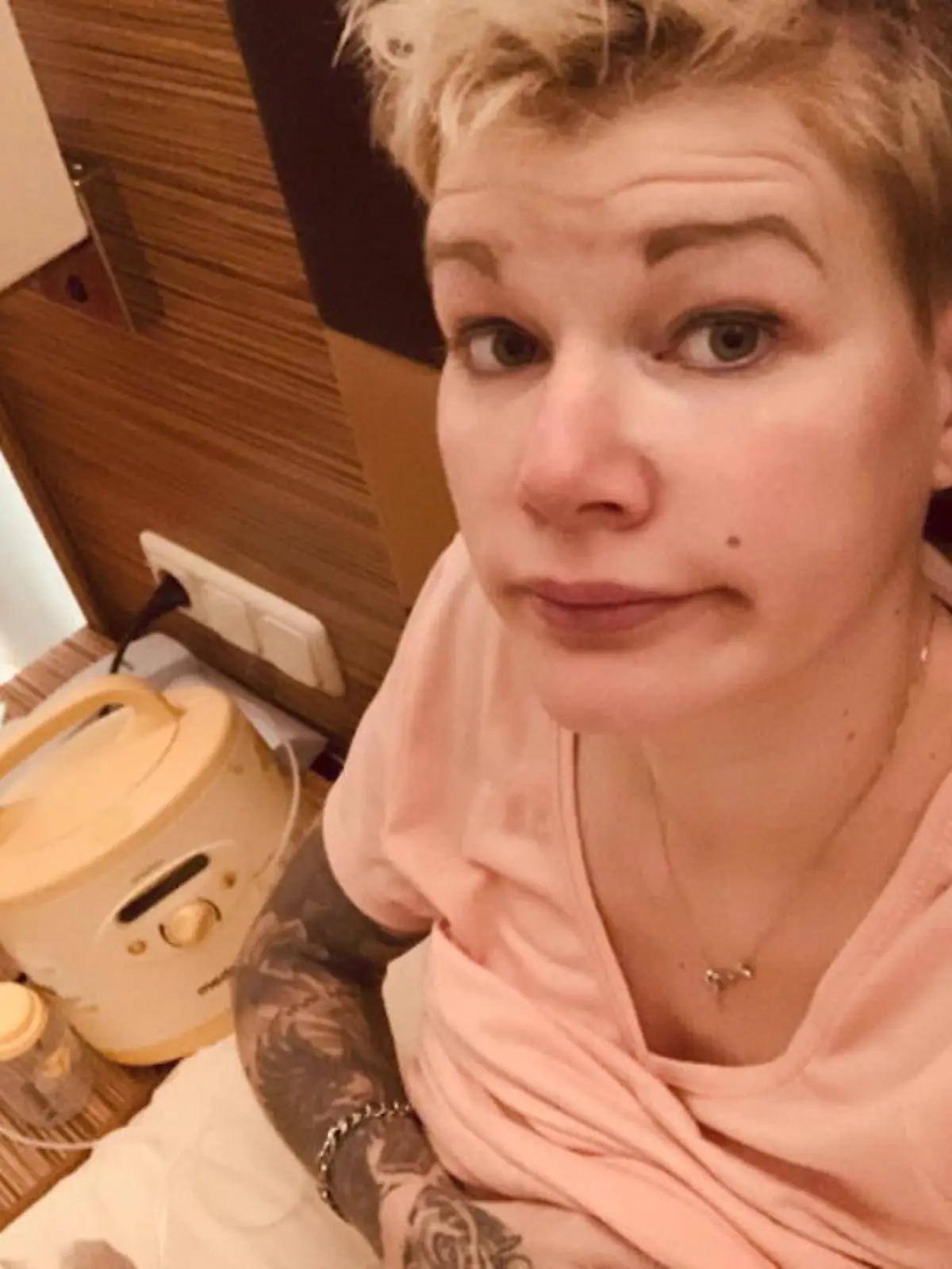 Melanie Müller muss Muttermilch abpumpen.