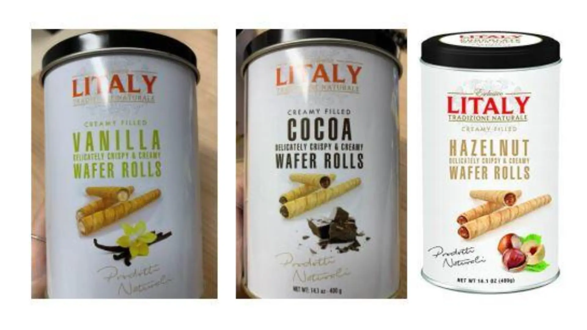 Litaly Waffelröllchen