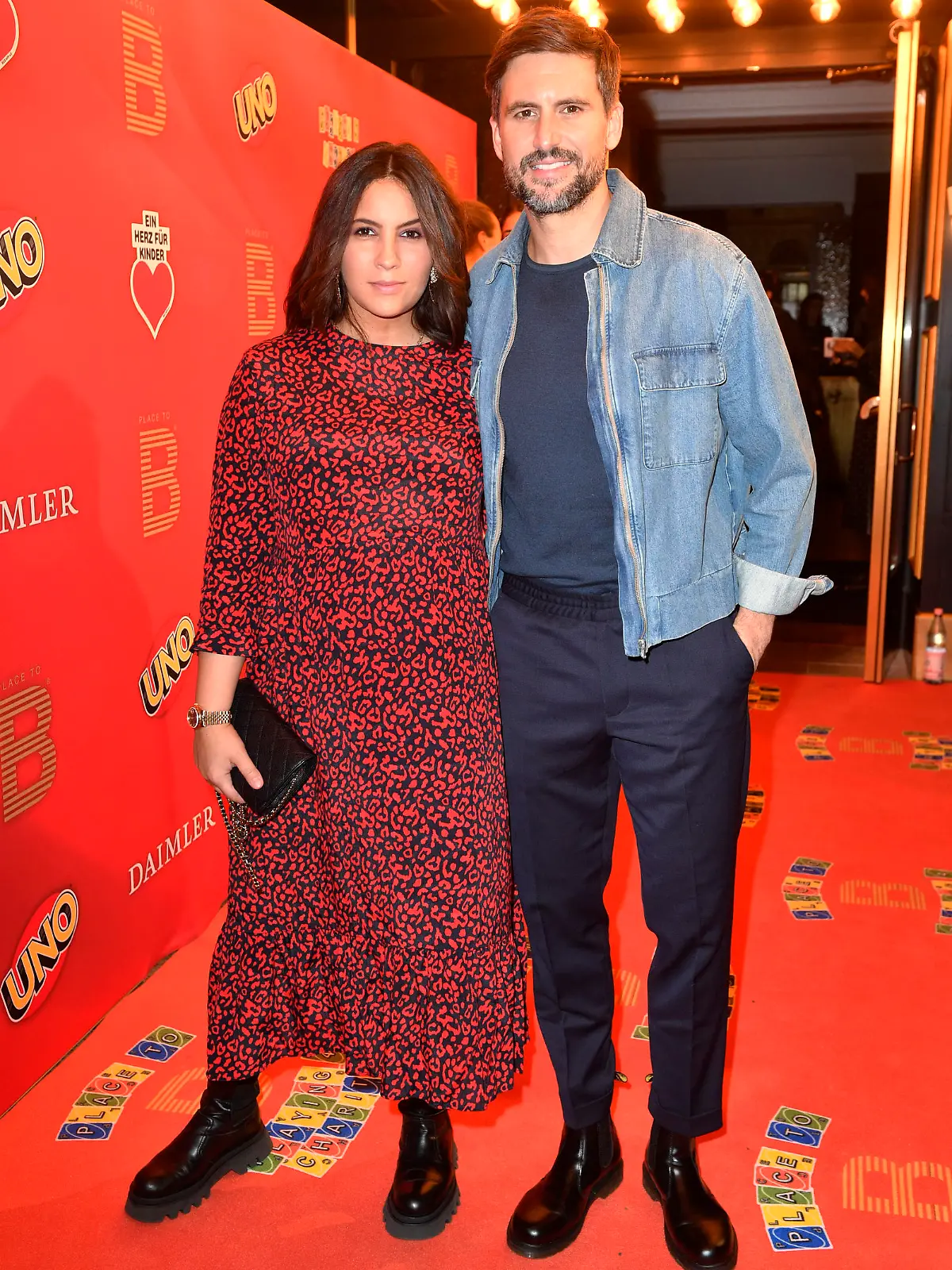 Chryssanthi Kavazi und Tom Beck beim Place To B Playing for Charity im Provocateur Hotel. Berlin, 24.10.2019 *** Chryssanthi Kavazi and Tom Beck at the Place To B Playing for Charity at the Provocateur Hotel Berlin, 24 10 2019 Foto:xF.xKernx/xFuturexImage