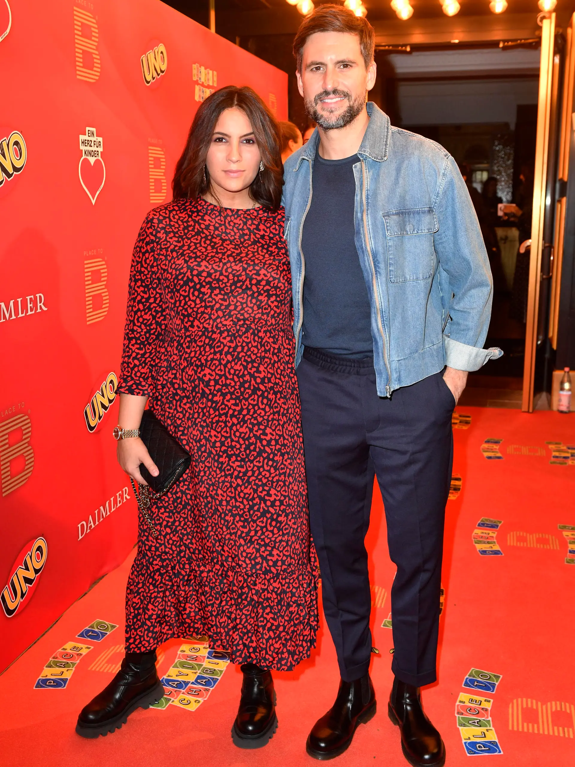 Chryssanthi Kavazi und Tom Beck beim Place To B Playing for Charity im Provocateur Hotel. Berlin, 24.10.2019 *** Chryssanthi Kavazi and Tom Beck at the Place To B Playing for Charity at the Provocateur Hotel Berlin, 24 10 2019 Foto:xF.xKernx/xFuturexImage