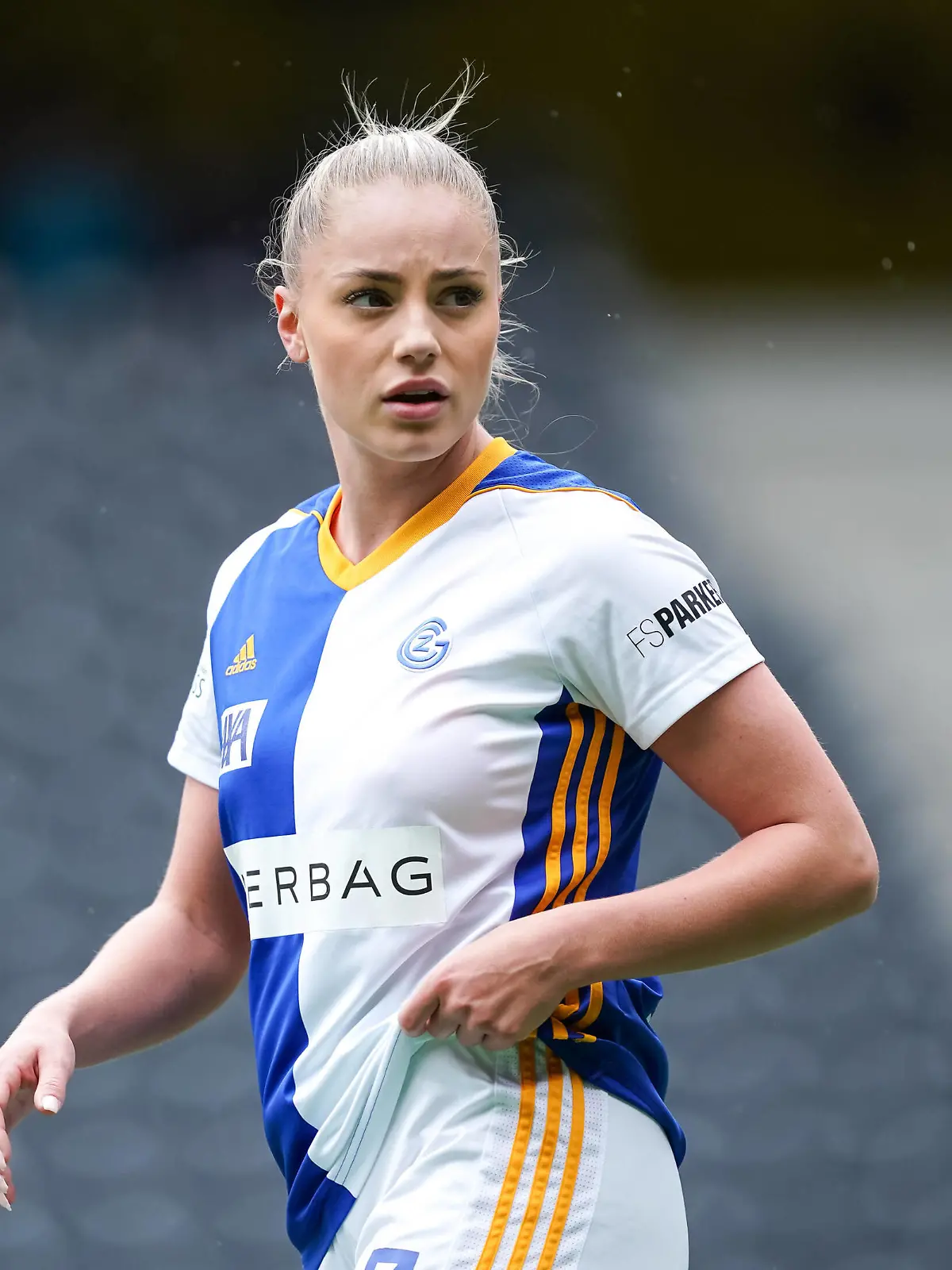 24.04.2022, Bern, Wankdorf, AXA Women s Super League: BSC YB-Frauen - Grasshopper Club Zürich, 7 Ana Maria Markovic GC in Aktion, Portrait Bern Wankdorf Bern Schweiz *** 24 04 2022, Bern, Wankdorf, AXA Women s Super League BSC YB women Grasshopper Club Zurich, 7 Ana Maria Markovic GC in action, portrait Bern Wankdorf Bern Switzerland PUBLICATIONxNOTxINxSUI Copyright: xJustPictures.ch/DanielaxPorcellix 