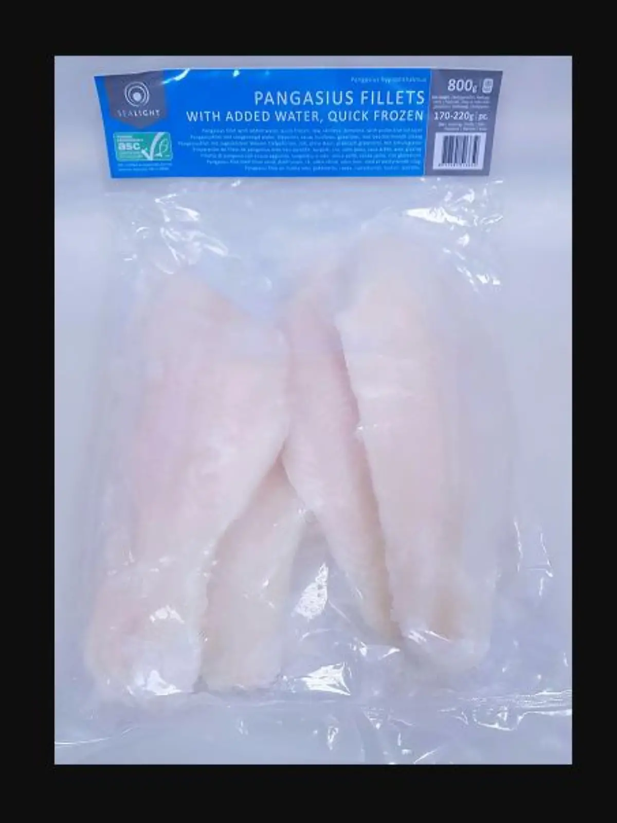 Lebensmittelrückruf von Tiefkühl-Pangasiusfilet "Sealight".